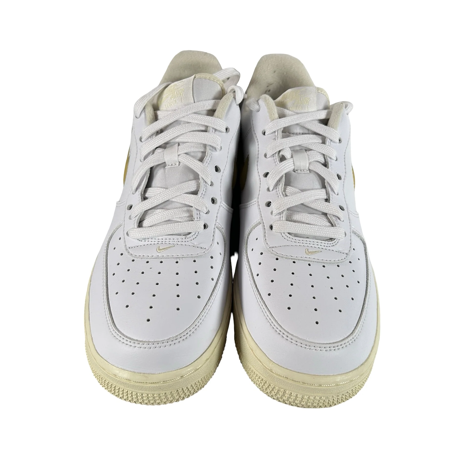 DC8894 100 Nike Air Force 1 Low '07 Jewel Pale Vanilla [USED] - 9.5 M (Used) - Image 2