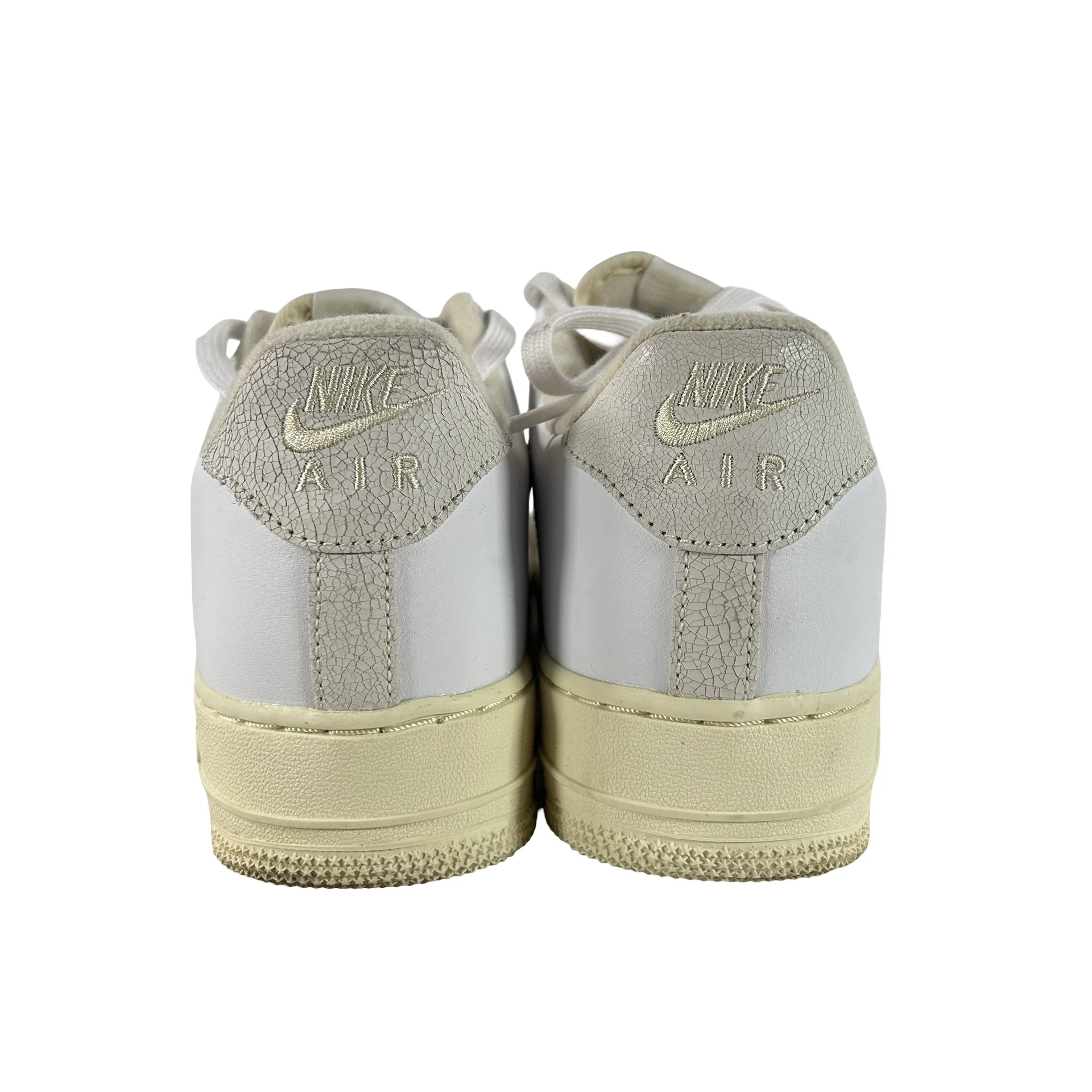 DC8894 100 Nike Air Force 1 Low '07 Jewel Pale Vanilla [USED] - 9.5 M (Used) - Image 3