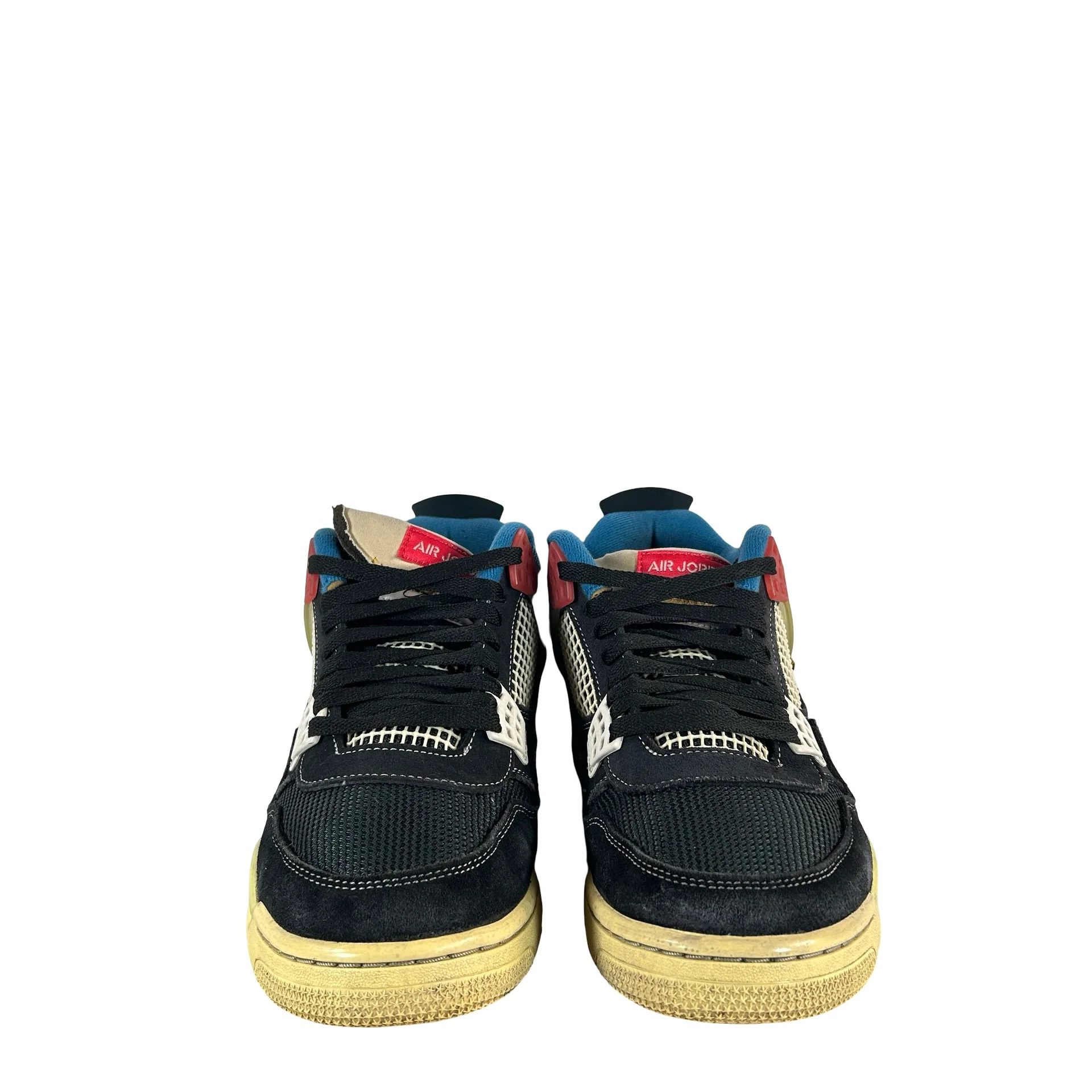 DC9533 001 Jordan 4 Retro Union Off Noir [USED] - 10 M (Used2) (No Box2) - Image 2