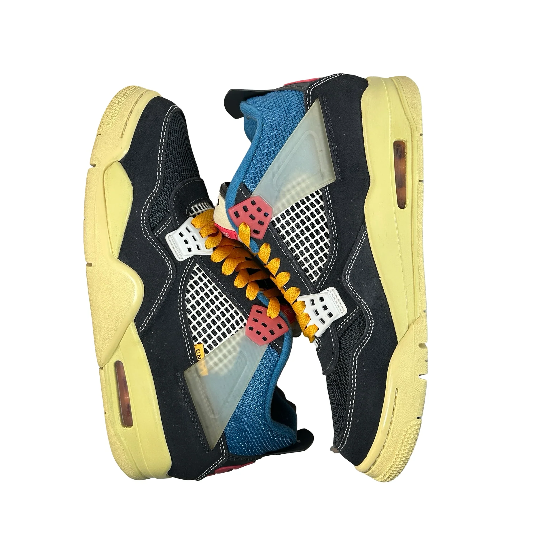 DC9533 001 Jordan 4 Retro Union Off Noir [USED] - 8 M (Used6) - Image 4