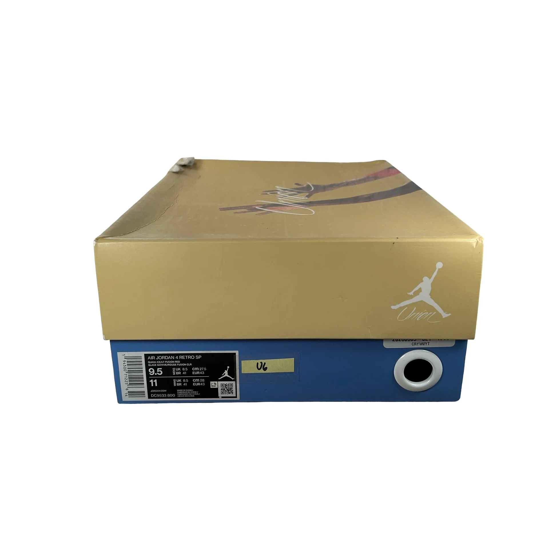 DC9533 800 Jordan 4 Union Guava Ice [USED] - 9.5 M (Used6) - Image 7