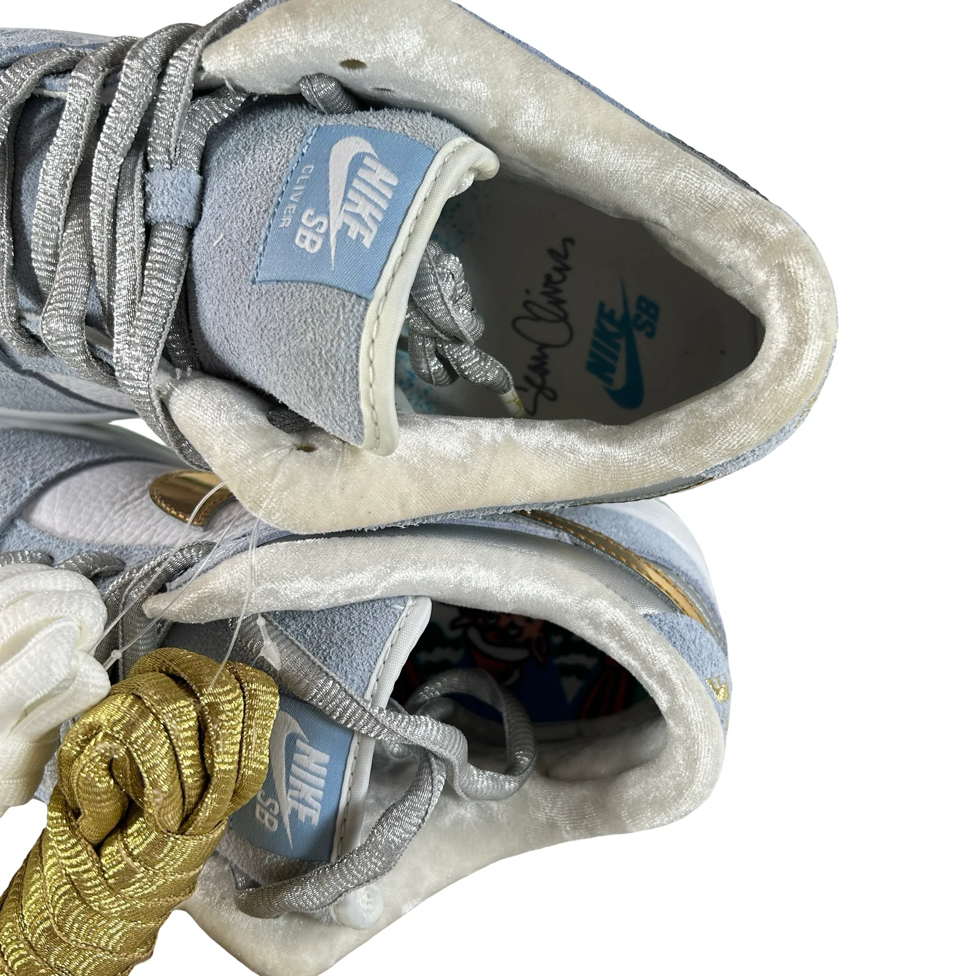 DC9936 100 Nike SB Dunk Low Sean Cliver [CONDITIONAL] - 9.5 M (Yellowing) - Image 8