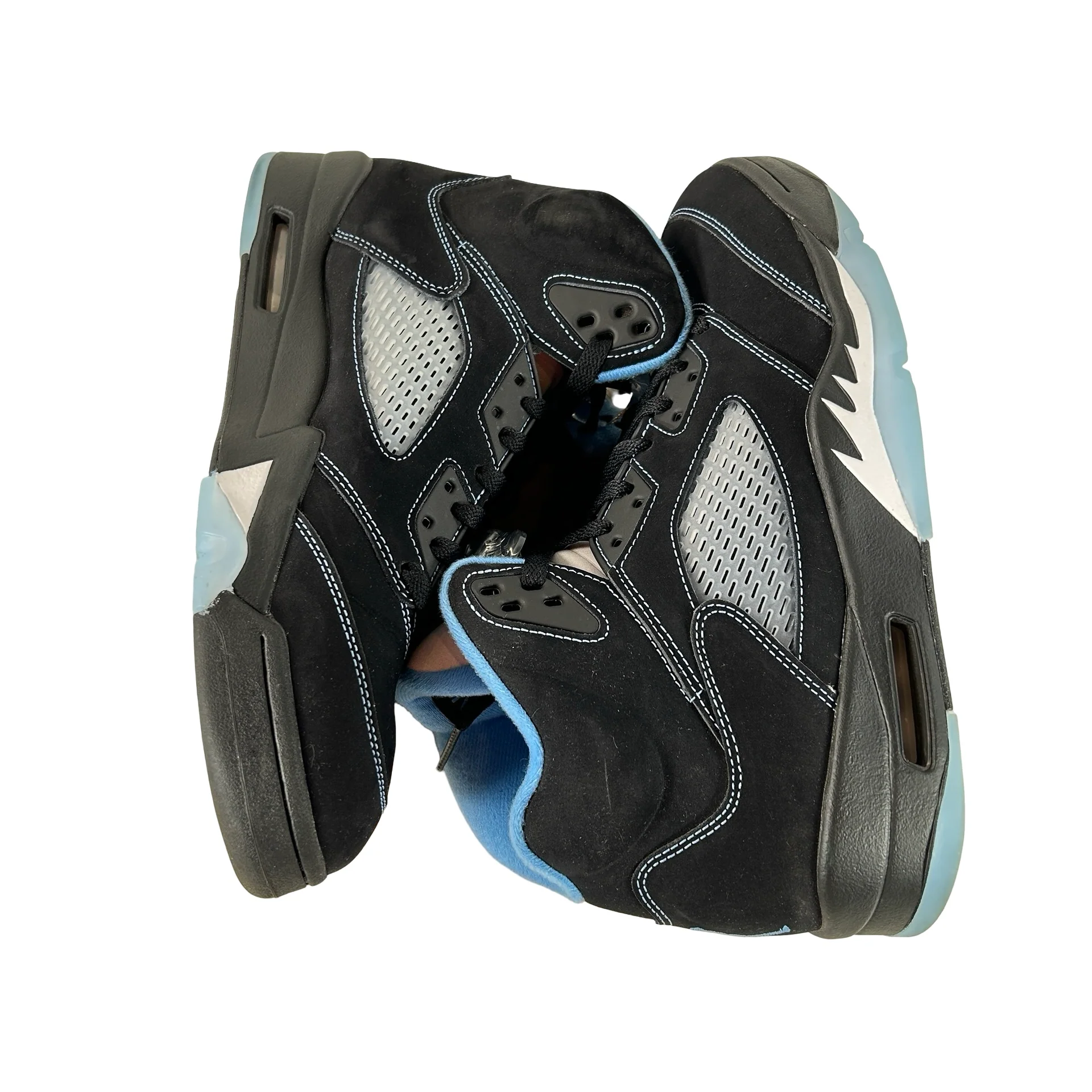 DD0587 008 Jordan 5 Retro Black University Blue (2026) [USED] - 10 M (Used) - Image 5