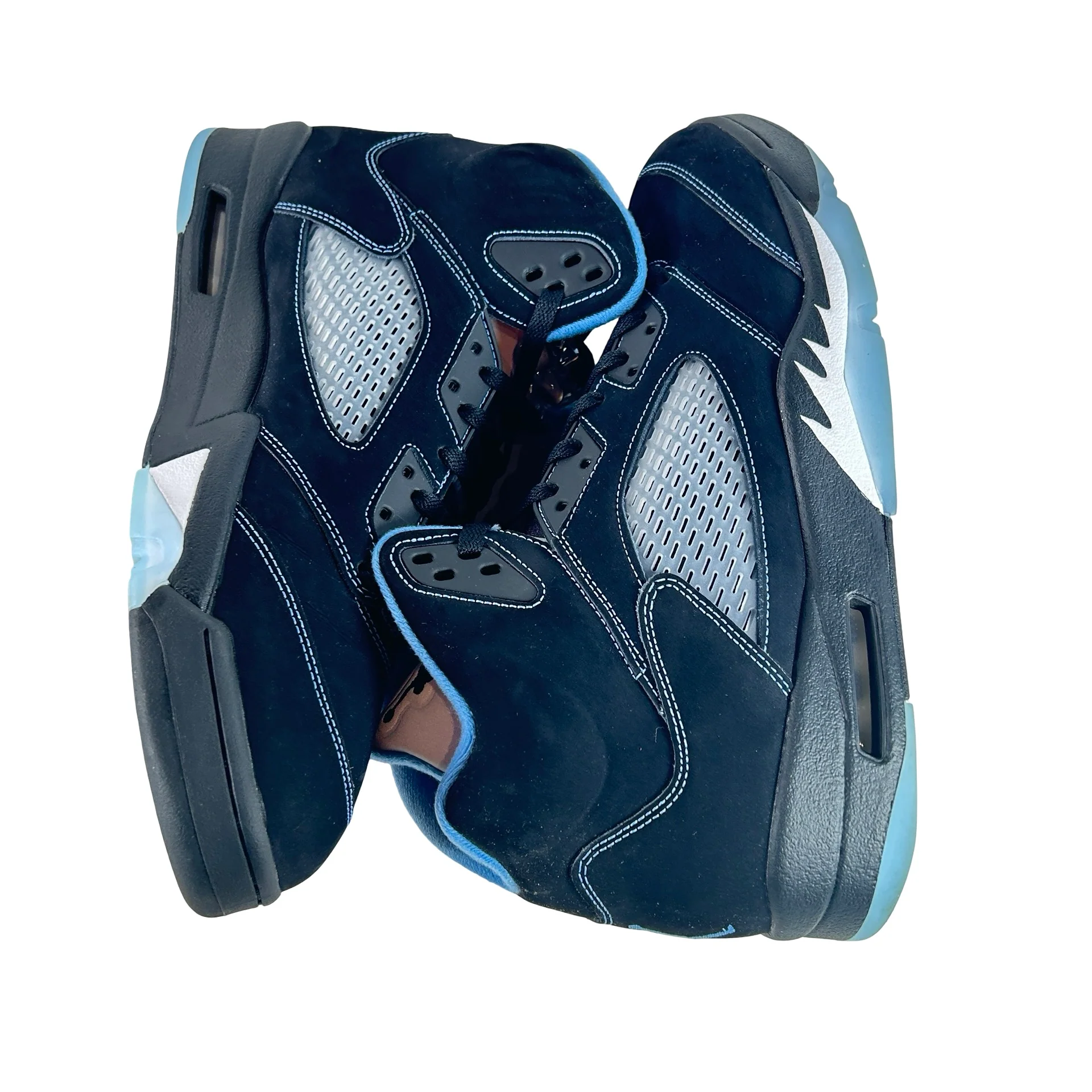DD0587 008 Jordan 5 Retro Black University Blue (2026) [USED] - 13 M (Used) - Image 5