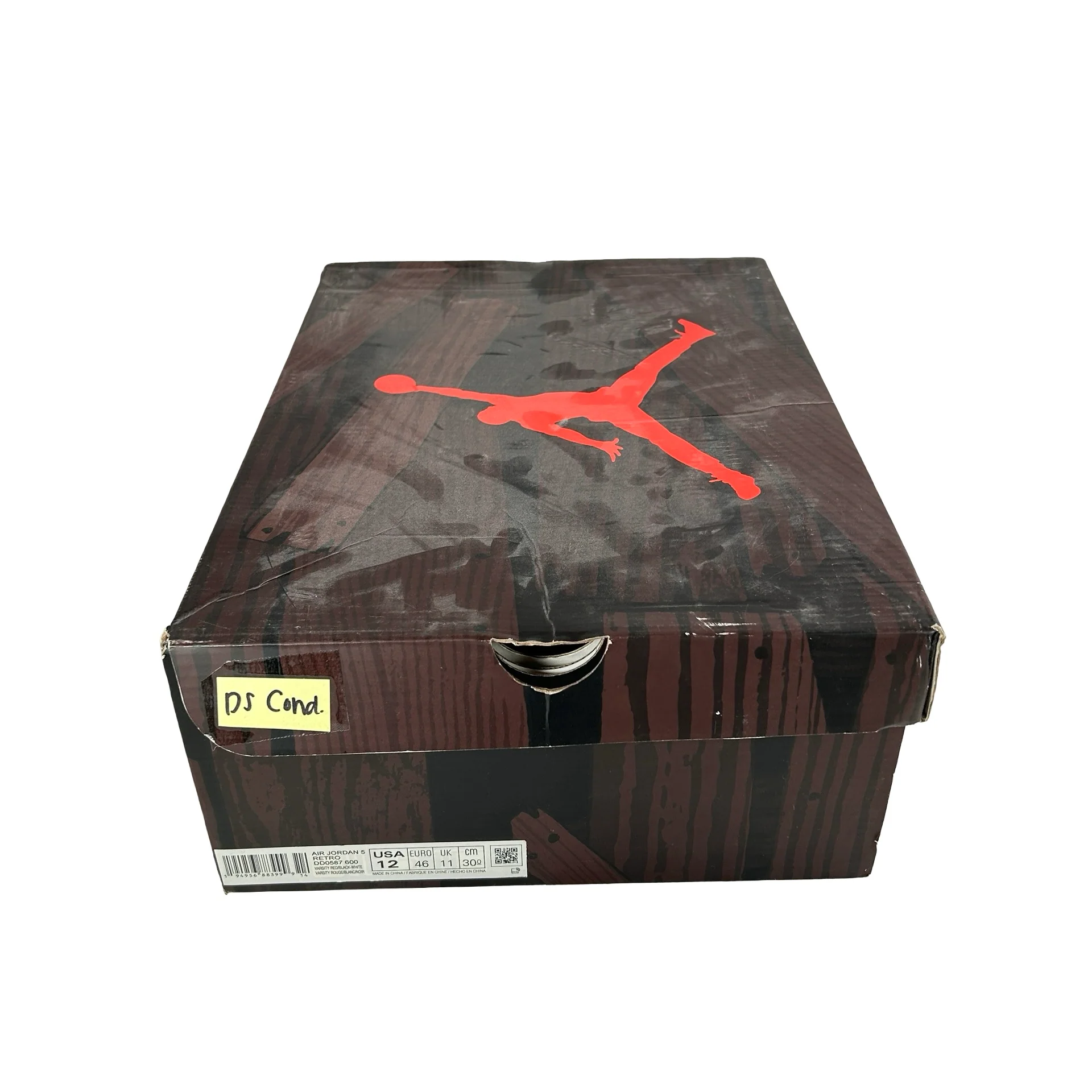 DD0587 600 Jordan 5 Raging Bull Red (2021) [CONDITIONAL] - 12 M (Slight Yellowing On Left Sole) - Image 7