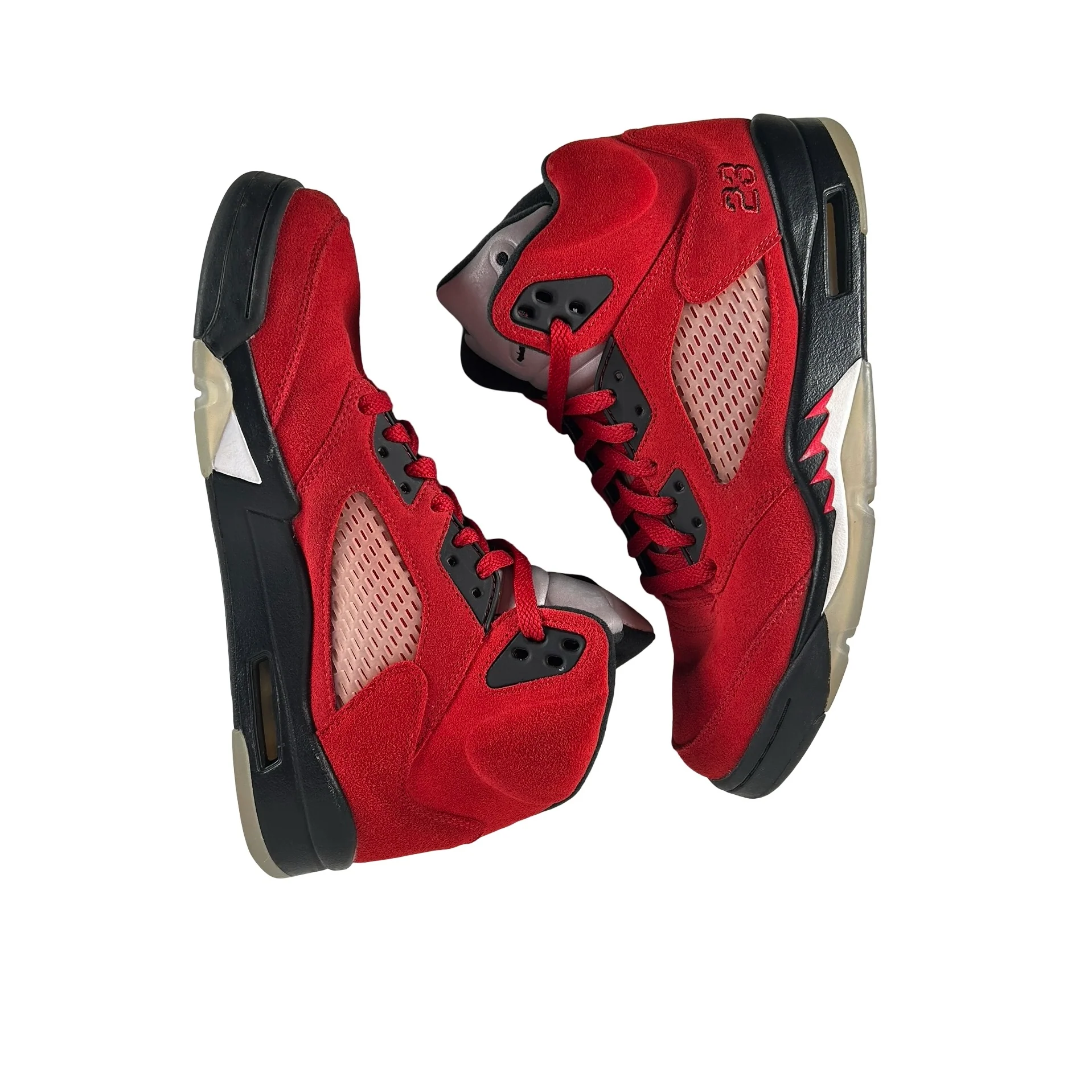 DD0587 600 Jordan 5 Raging Bull Red (2021) [USED] - 9 M (Used2) (No Box2) - Image 4