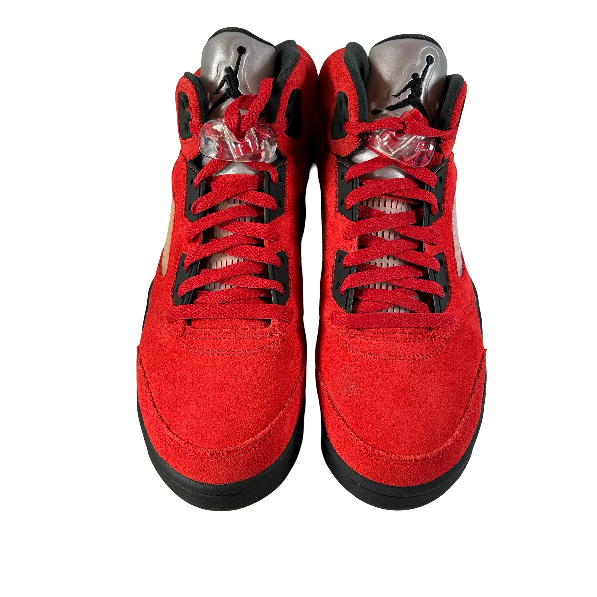 DD0587 600 Jordan 5 Retro Raging Bull Red (2021) [CONDITIONAL] - 9 M (Yellowing) (Damaged Box) - Image 2