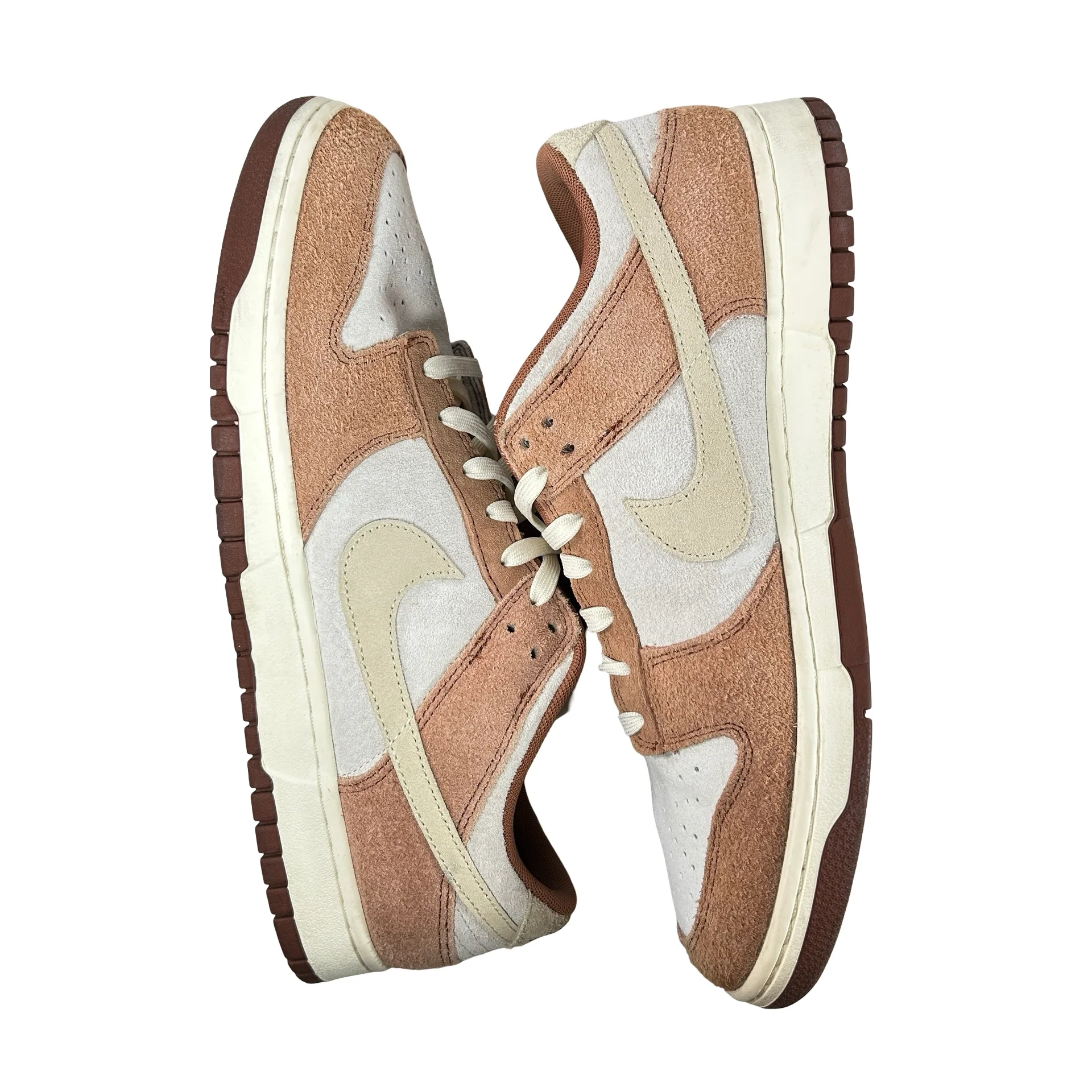 DD1390 100 Nike Dunk Low Medium Curry [USED] - 12 M (Used) (No Box) - Image 4
