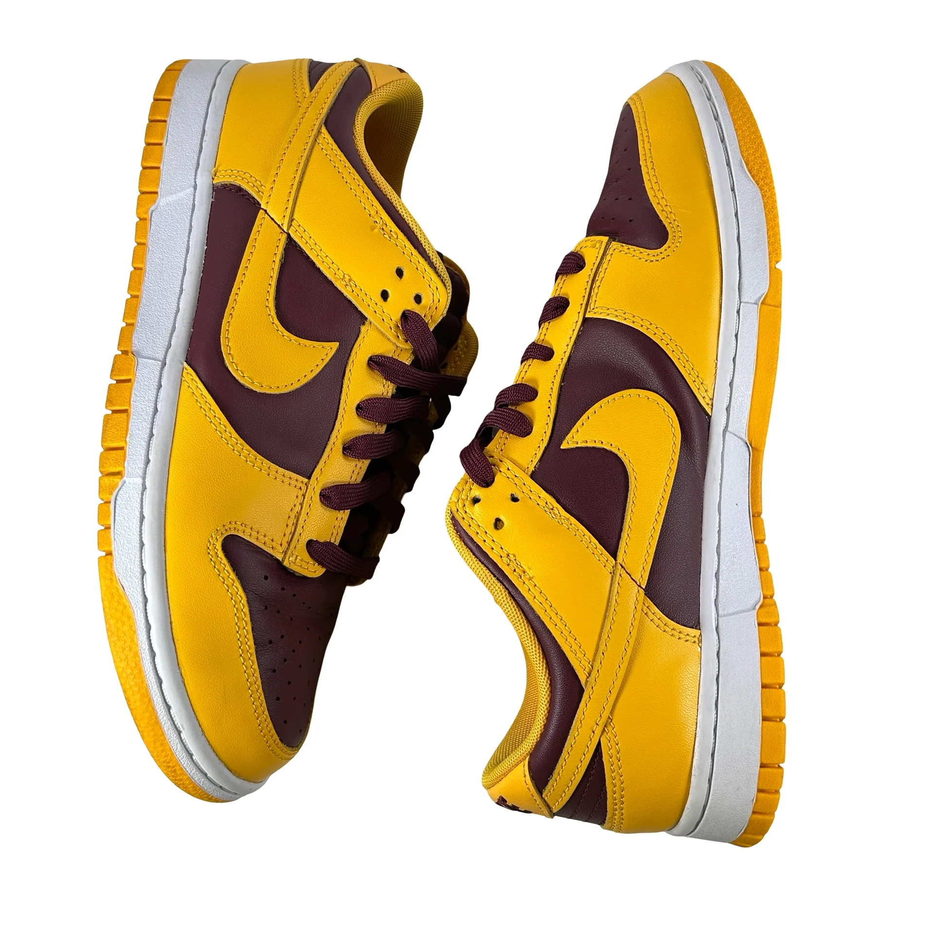 DD1391 702 Nike Dunk Low Midas Gold [USED] - 8 M (Used) (No Box) - Image 4