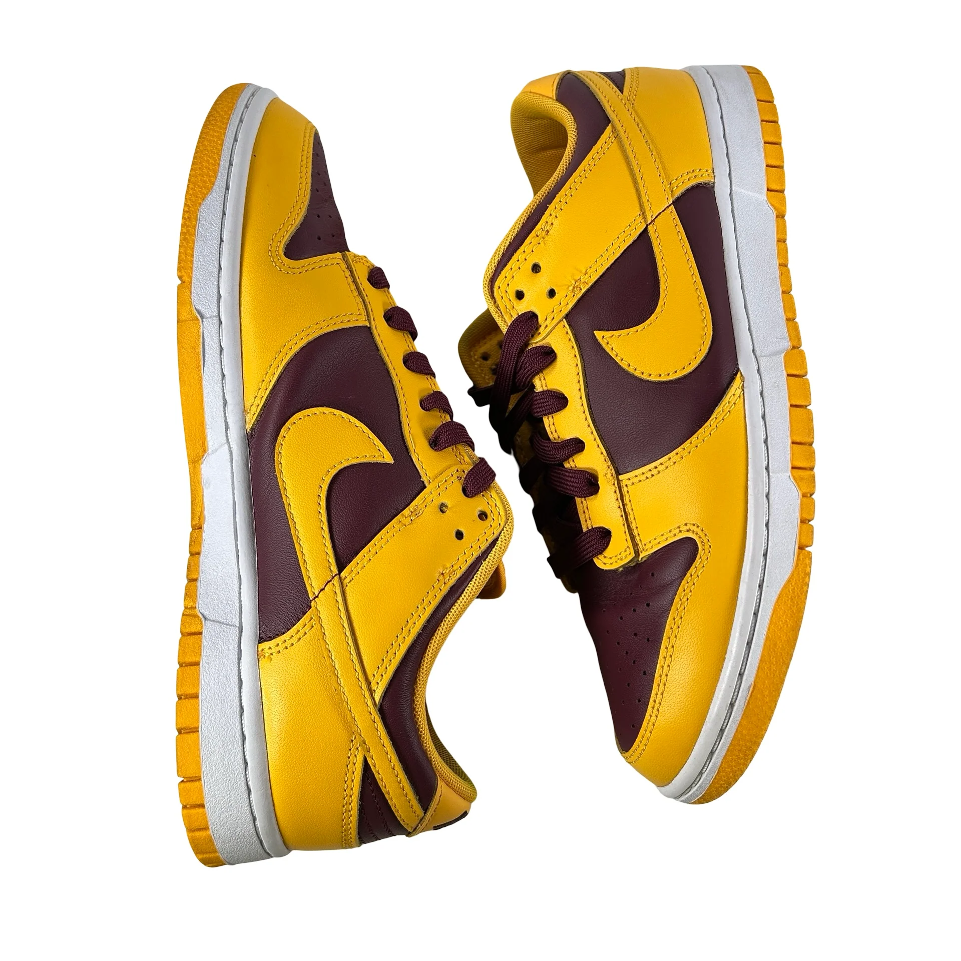 DD1391 702 Nike Dunk Low Midas Gold [USED] - 8 M (Used) (No Box) - Image 5