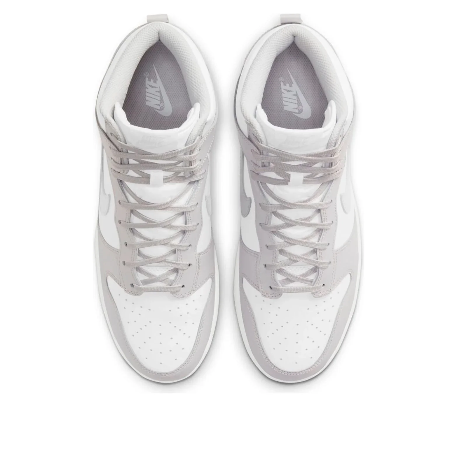 DD1399 100 Nike Dunk High Retro White Vast Grey (2021) - Image 4