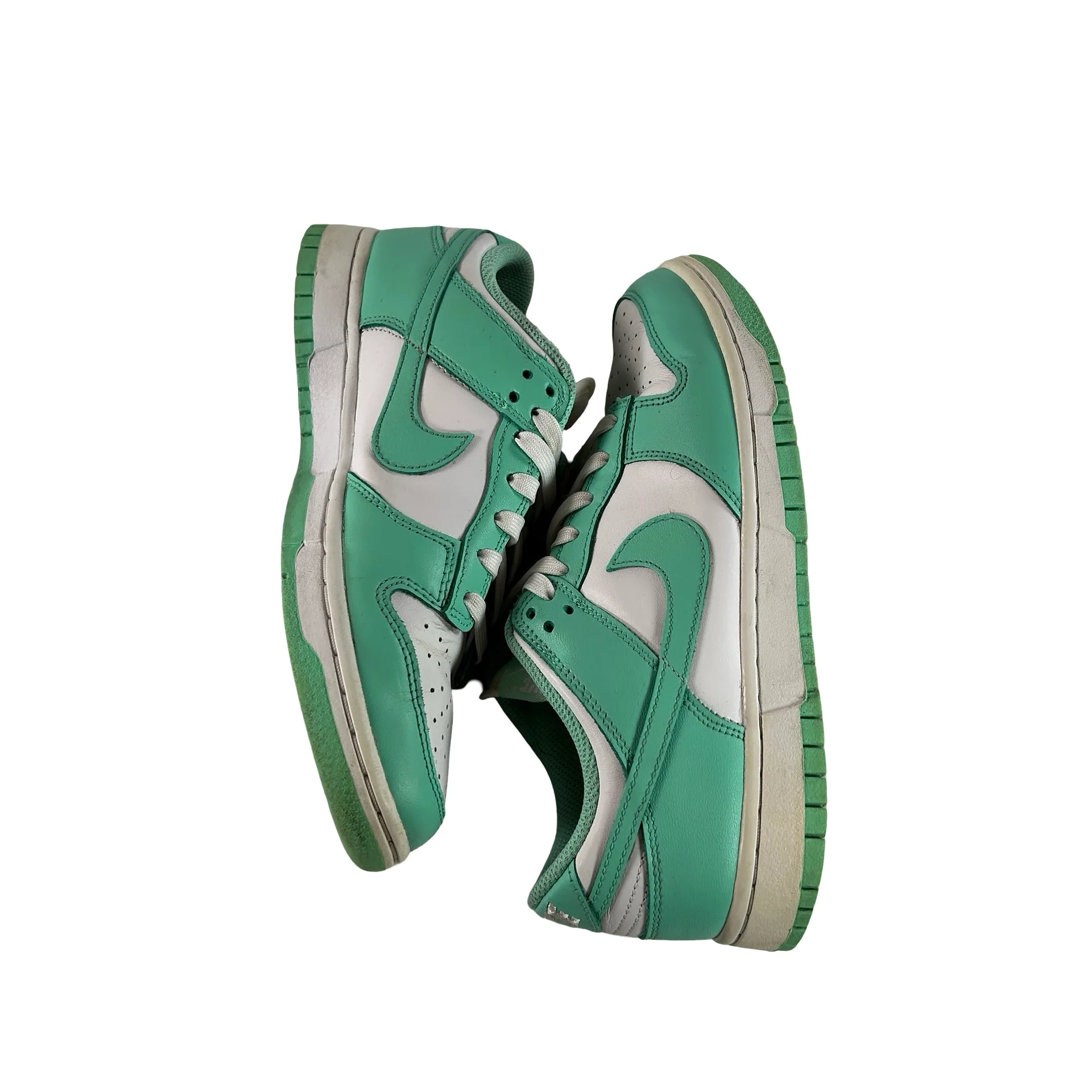 DD1503 105 Nike Dunk Low Green Glow [USED] - 8 W (Used) (No Box) - Image 4