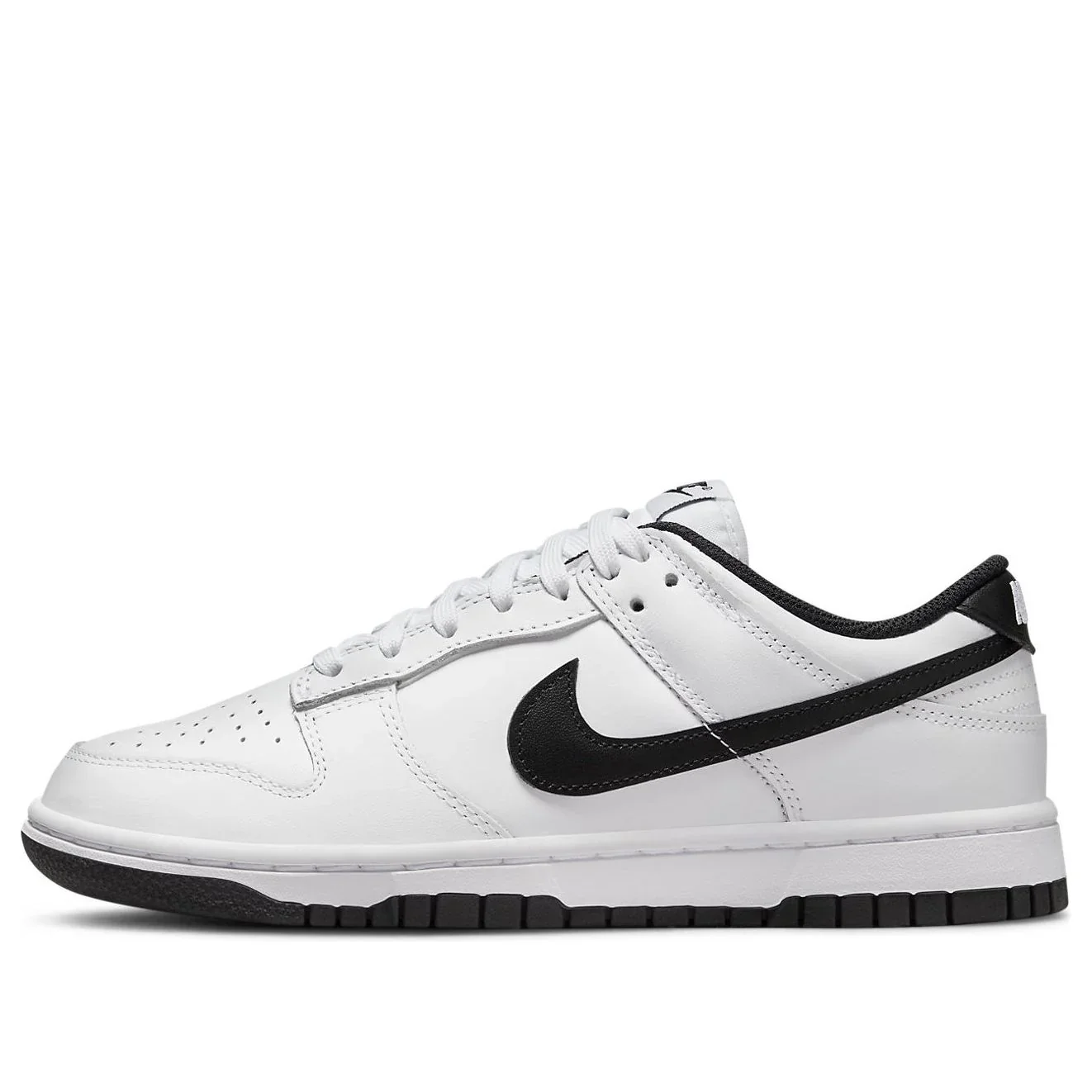 DD1503 113 Nike Dunk Low White Black (2022) (Women's)