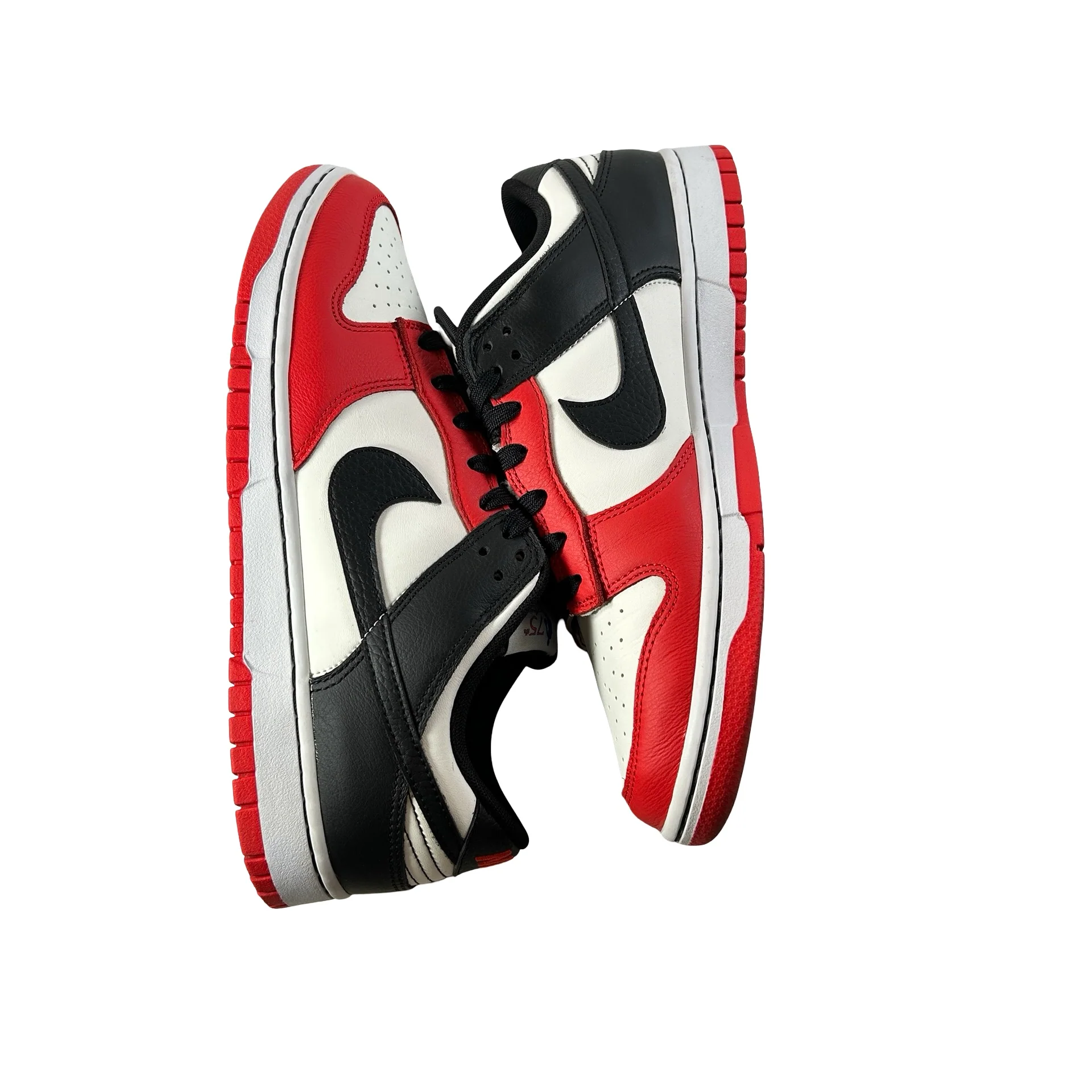 DD3363 100 Nike Dunk Low EMB NBA 75th Anniversary Chicago [USED] - 10 M (Used) - Image 4