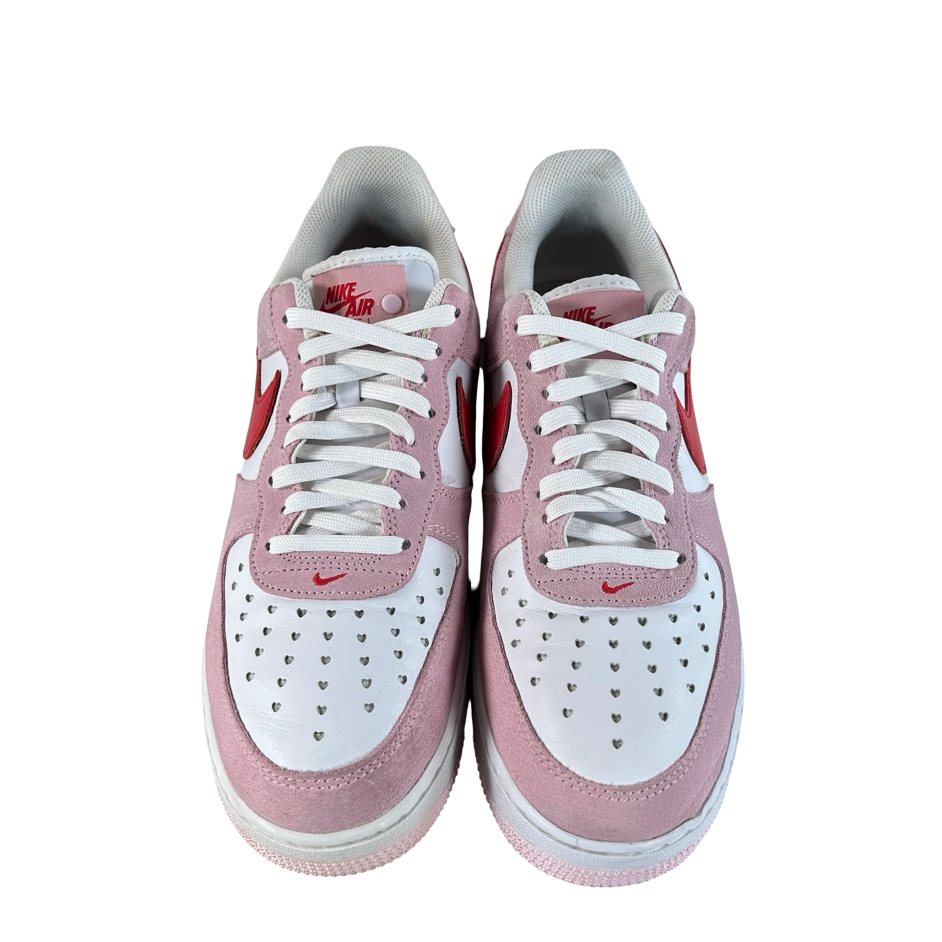 DD3384 600 Nike Air Force 1 Low '07 QS Valentine's Day Love Letter [USED] - 10.5 M (Used2) - Image 2