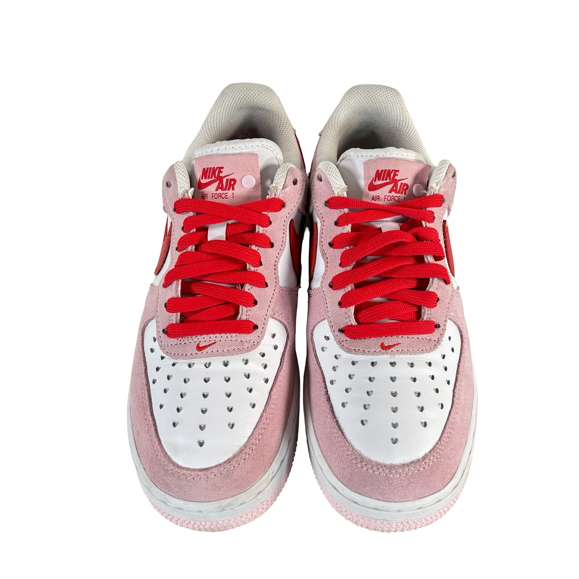 DD3384 600 Nike Air Force 1 Low '07 QS Valentine's Day Love Letter [USED] - 7.5 M (Used) - Image 2