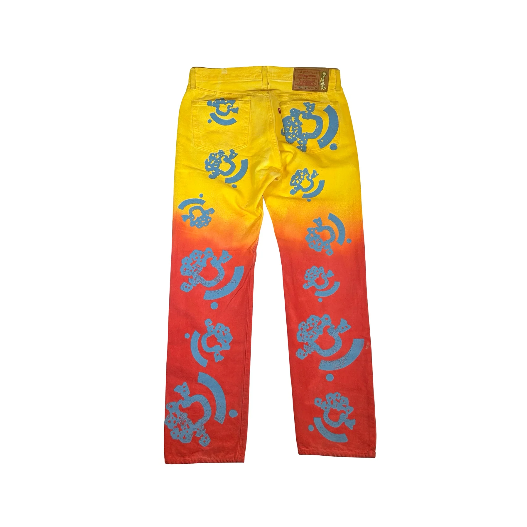 Denim Tears Bstroy Tears 501 Jean Gradient [USED] - 36 x 34 (Used) - Image 2