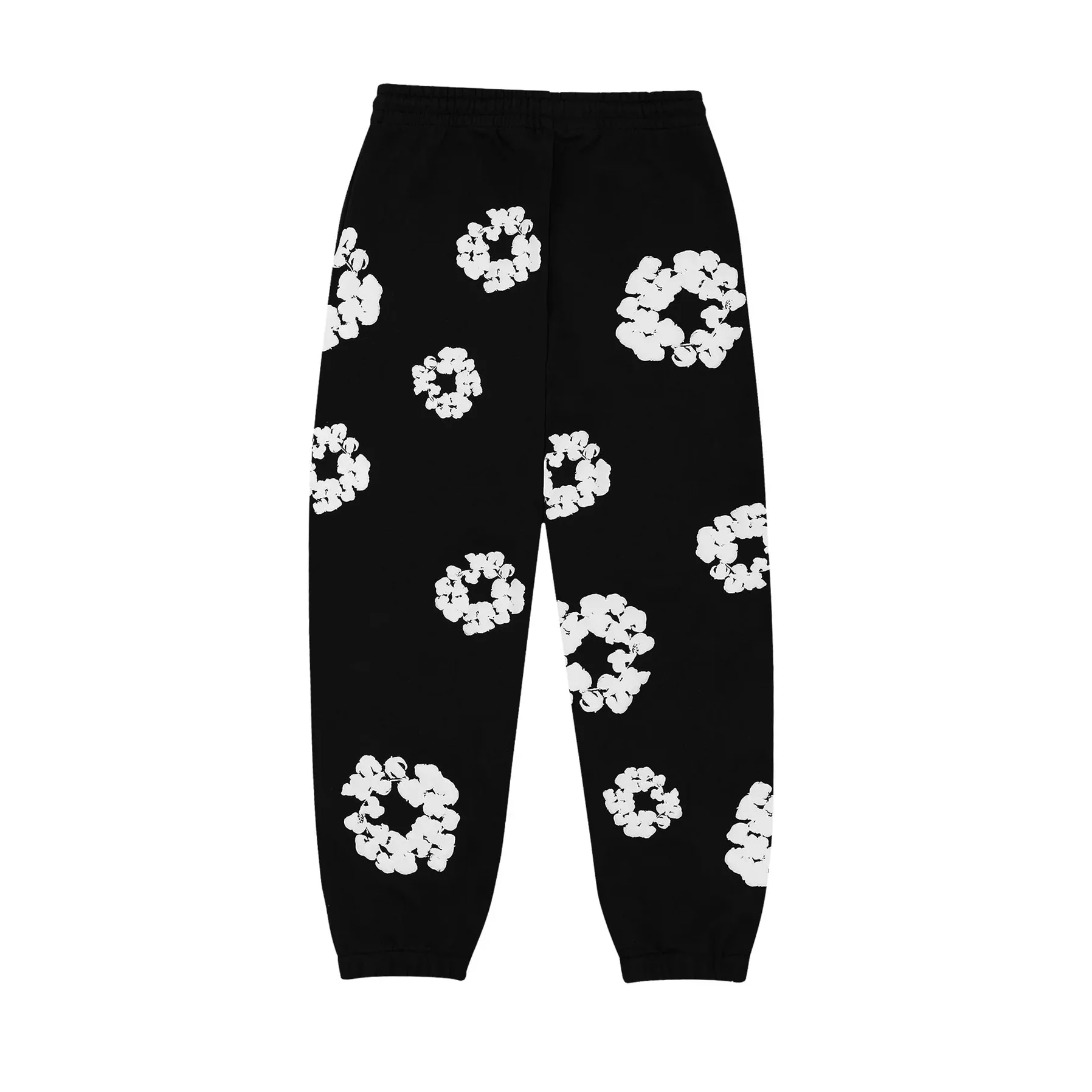 Denim Tears The Cotton Wreath Sweatpants Black [USED] - M (Used) - Image 2