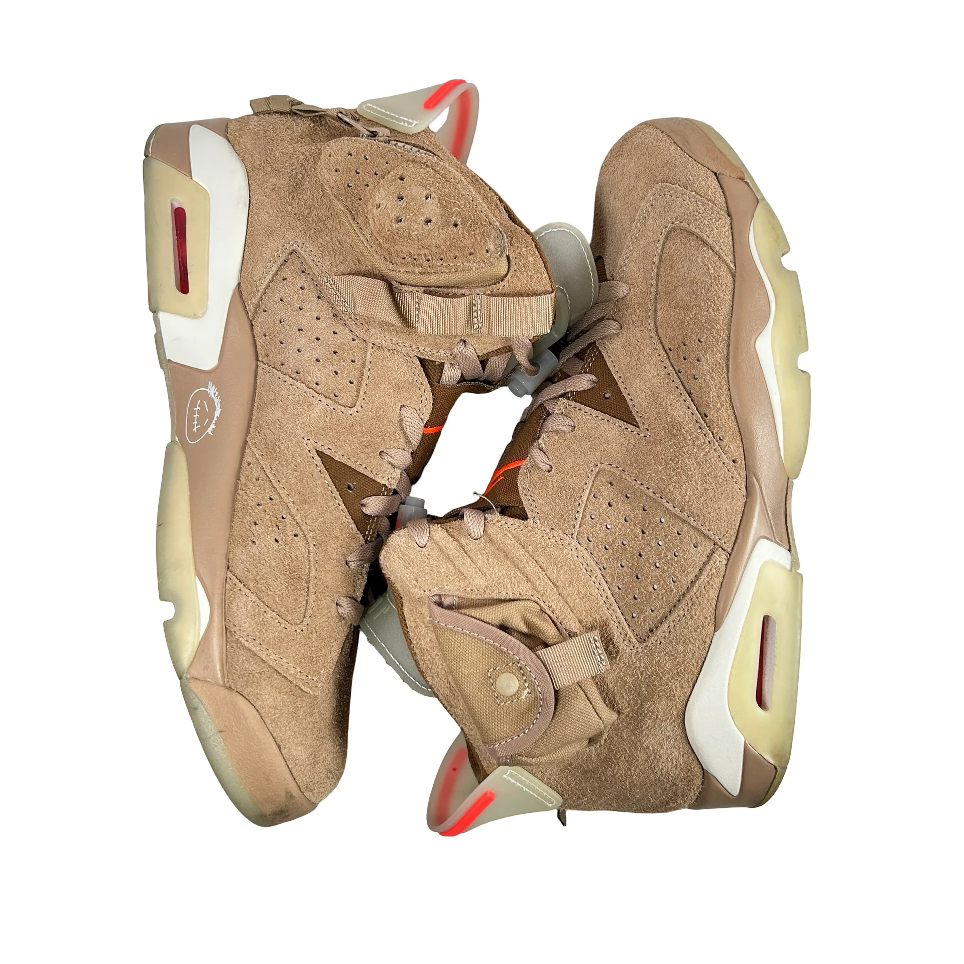DH0690 200 Jordan 6 Retro Travis Scott British Khaki [USED] - 10.5 M (Used2) - Image 5