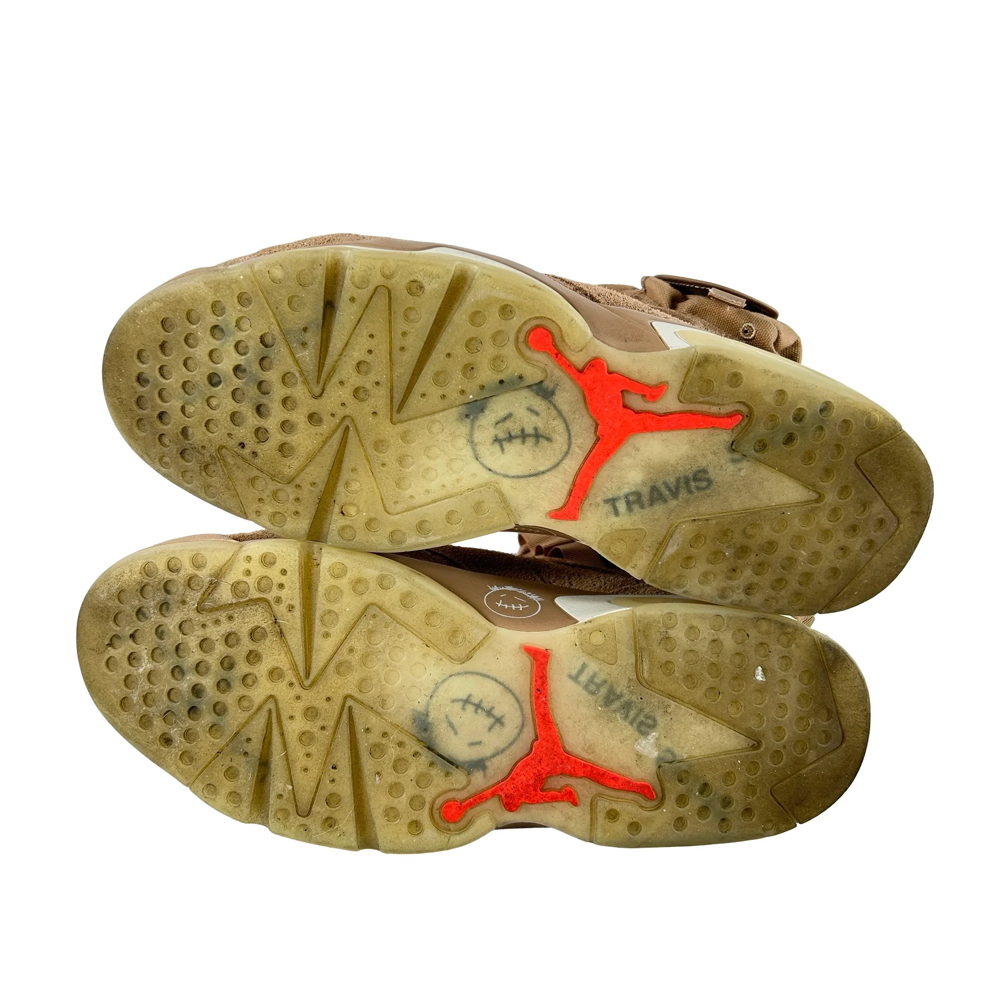 DH0690 200 Jordan 6 Retro Travis Scott British Khaki [USED] - 10.5 M (Used2) - Image 6