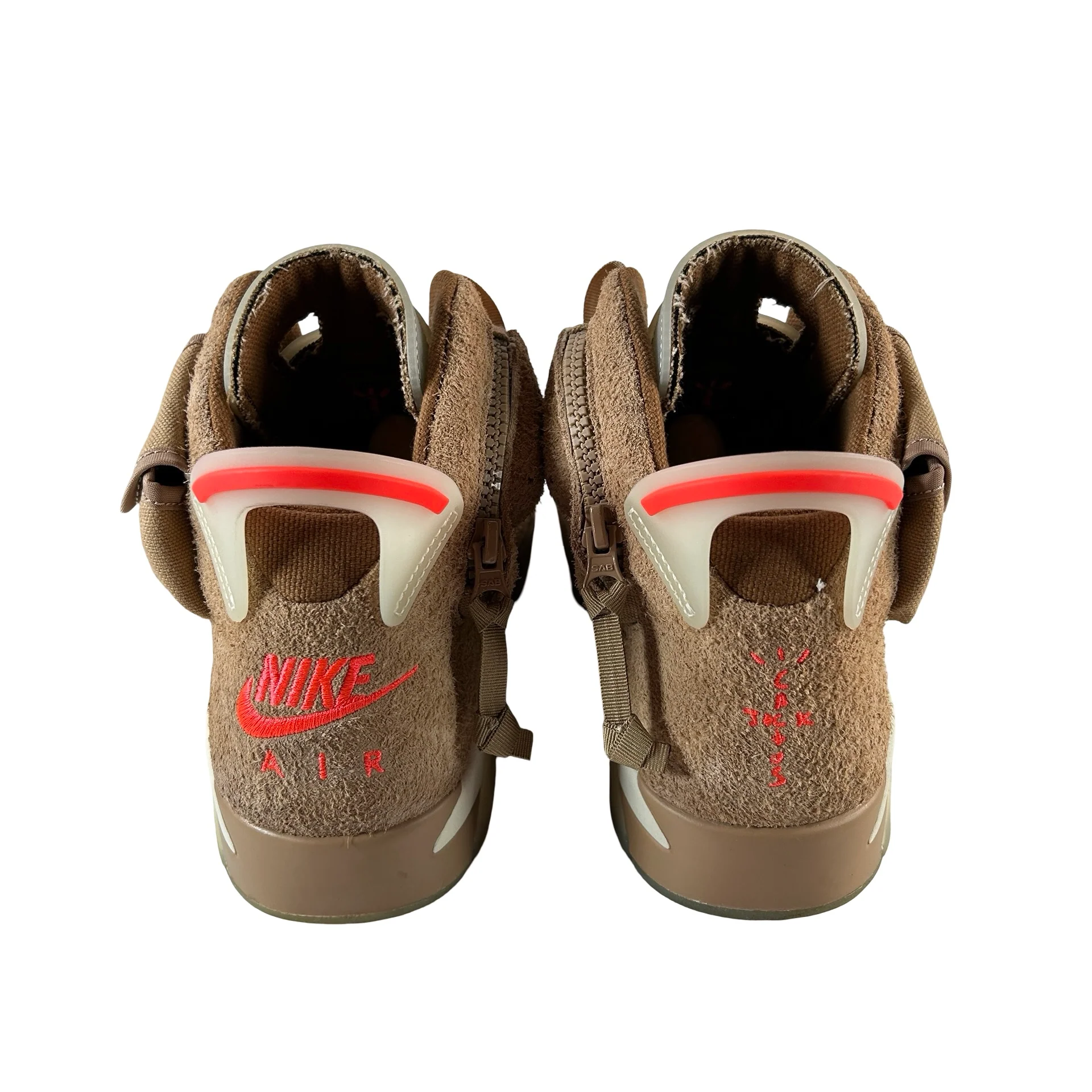DH0690 200 Jordan 6 Retro Travis Scott British Khaki [USED] - 10.5 M (Used5) - Image 3