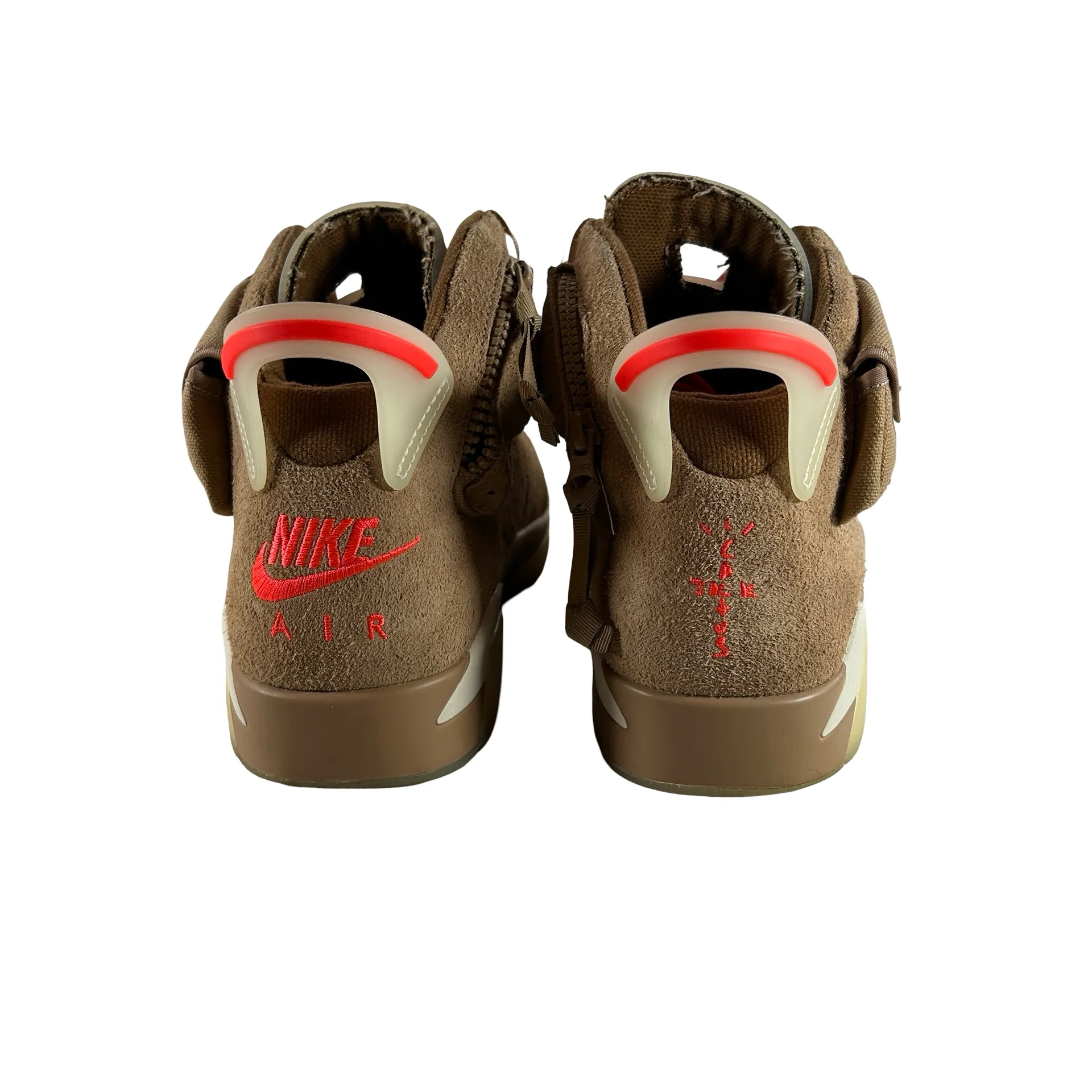 DH0690 200 Jordan 6 Retro Travis Scott British Khaki [USED] - 10.5 M (Used6) - Image 3