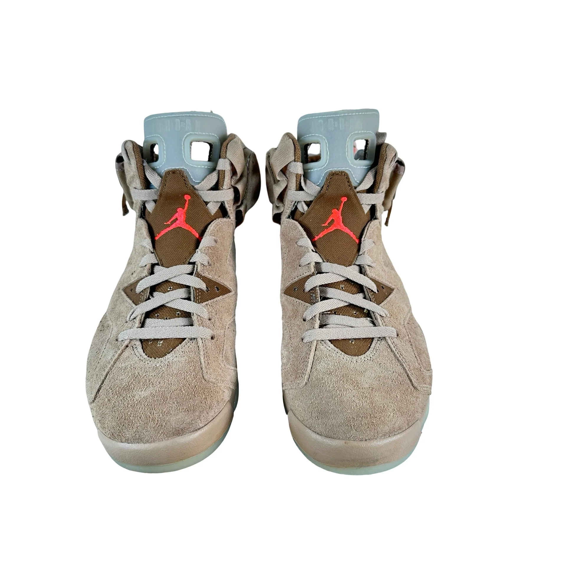 DH0690 200 Jordan 6 Retro Travis Scott British Khaki [USED] - 10 M (Used6) - Image 2