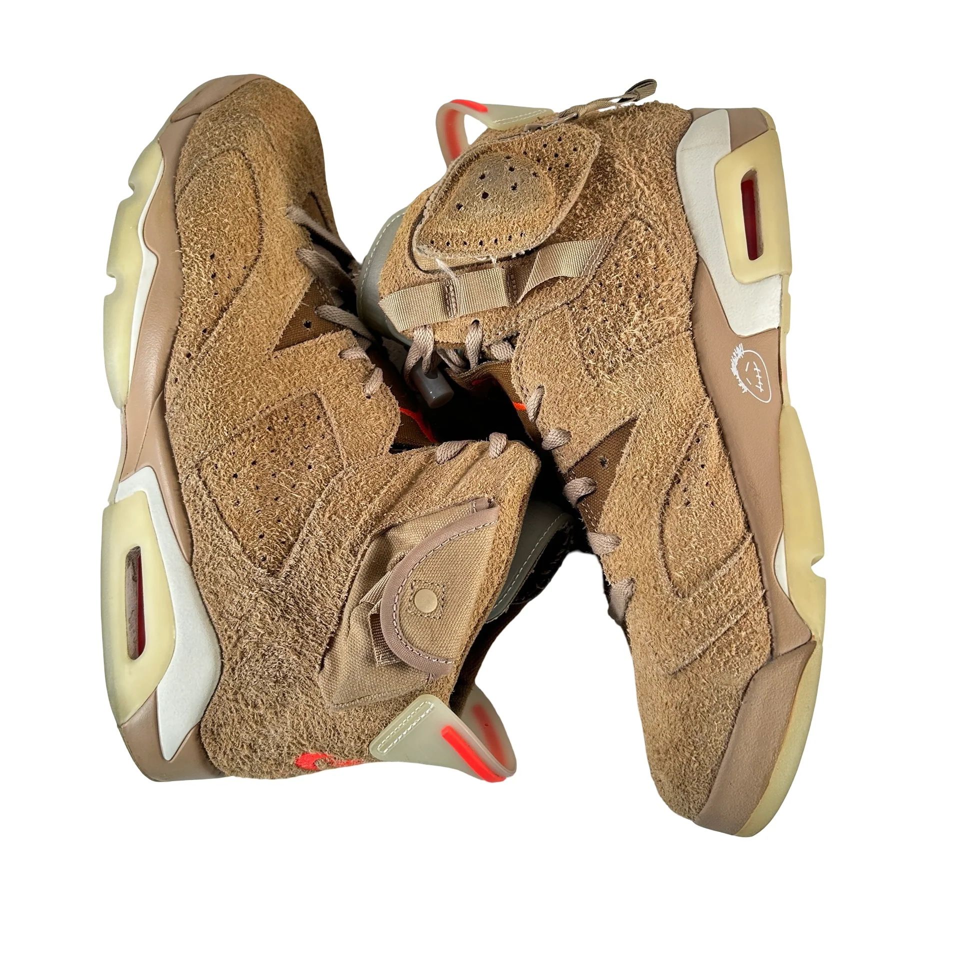 DH0690 200 Jordan 6 Retro Travis Scott British Khaki [USED] - 11.5 M (Used) (Replace Box) - Image 4