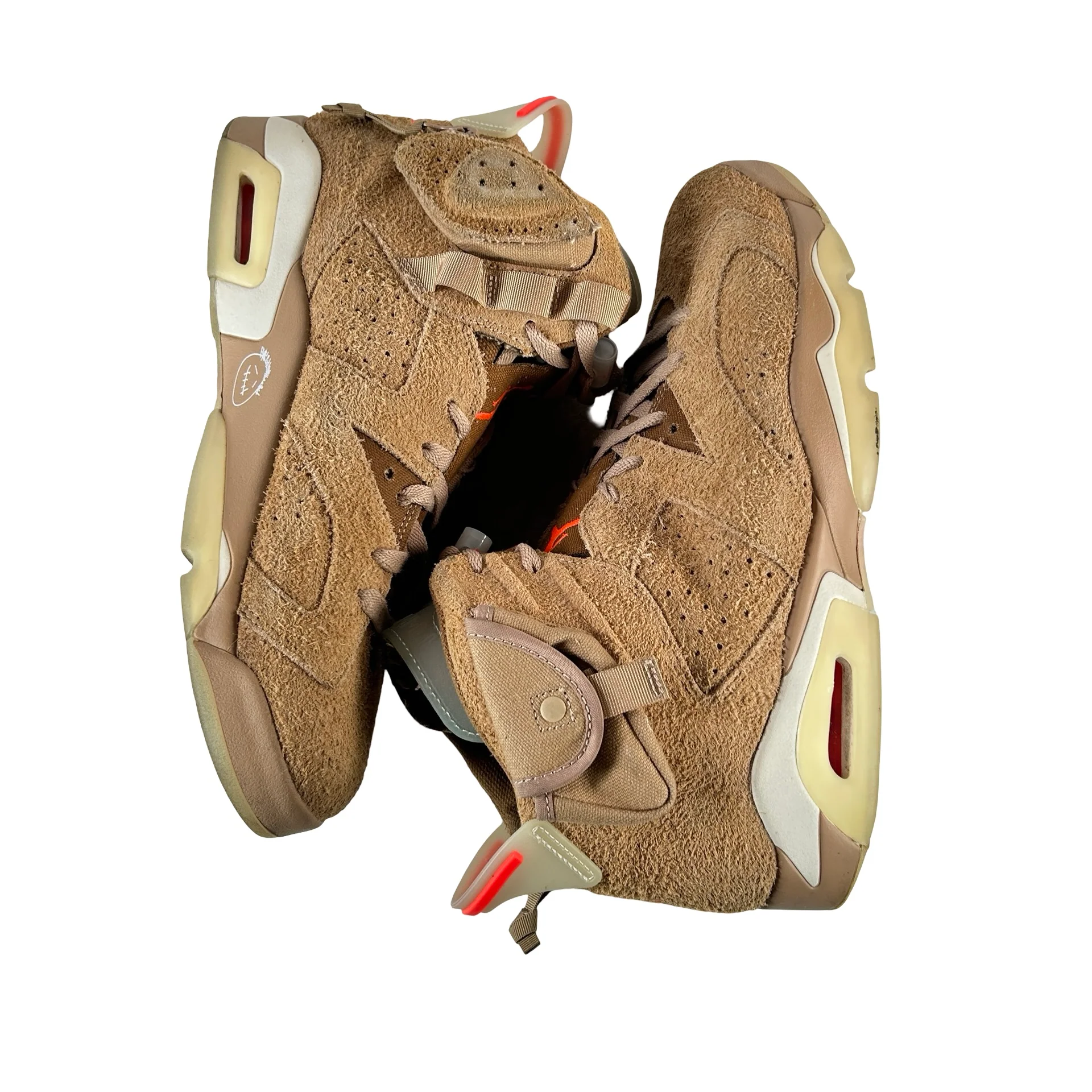 DH0690 200 Jordan 6 Retro Travis Scott British Khaki [USED] - 11.5 M (Used) (Replace Box) - Image 5