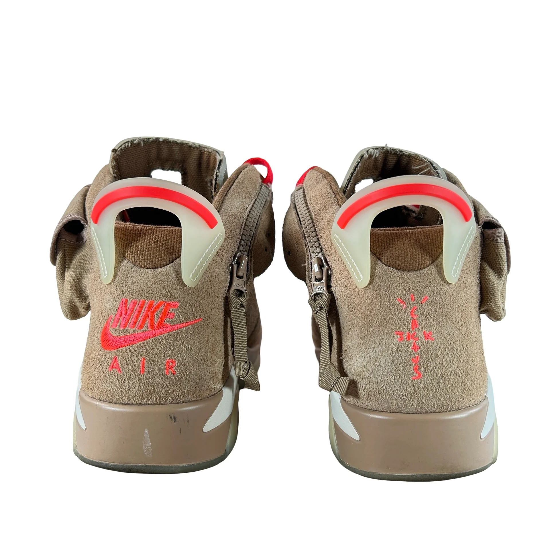 DH0690 200 Jordan 6 Retro Travis Scott British Khaki [USED] - 12 M (Used) - Image 3