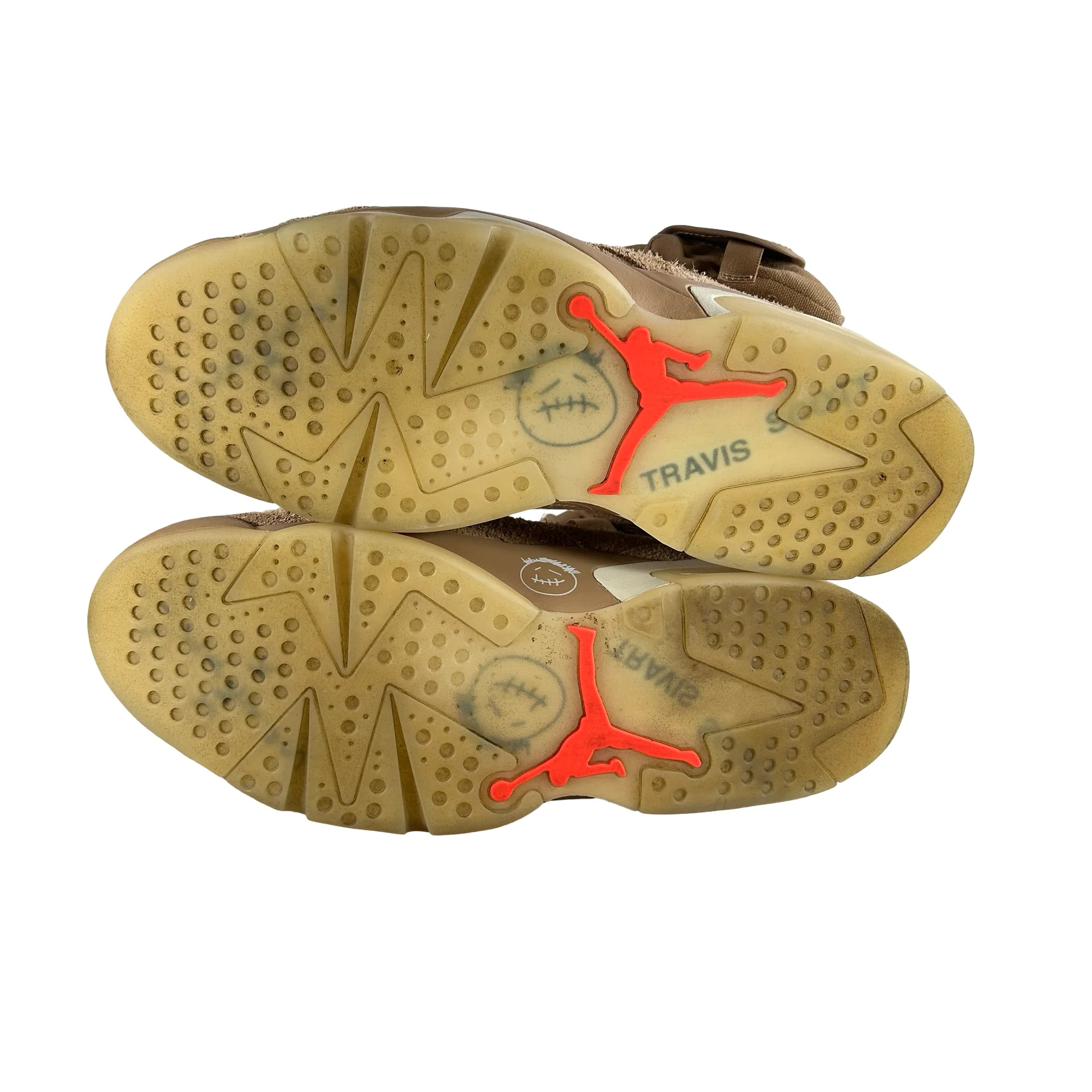 DH0690 200 Jordan 6 Retro Travis Scott British Khaki [USED] - 12 M (Used4) - Image 6