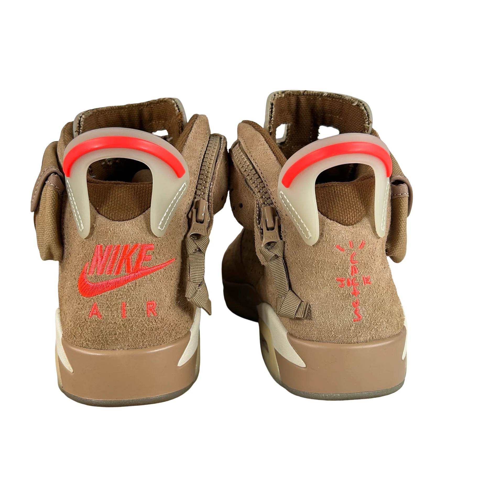 DH0690 200 Jordan 6 Retro Travis Scott British Khaki [USED] - 6.5 M (Used) - Image 3