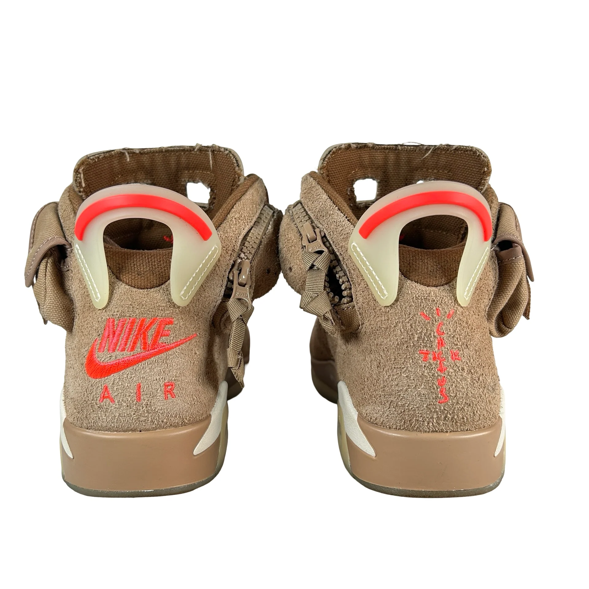 DH0690 200 Jordan 6 Retro Travis Scott British Khaki [USED] - 6.5 M (Used) (No Box) - Image 3