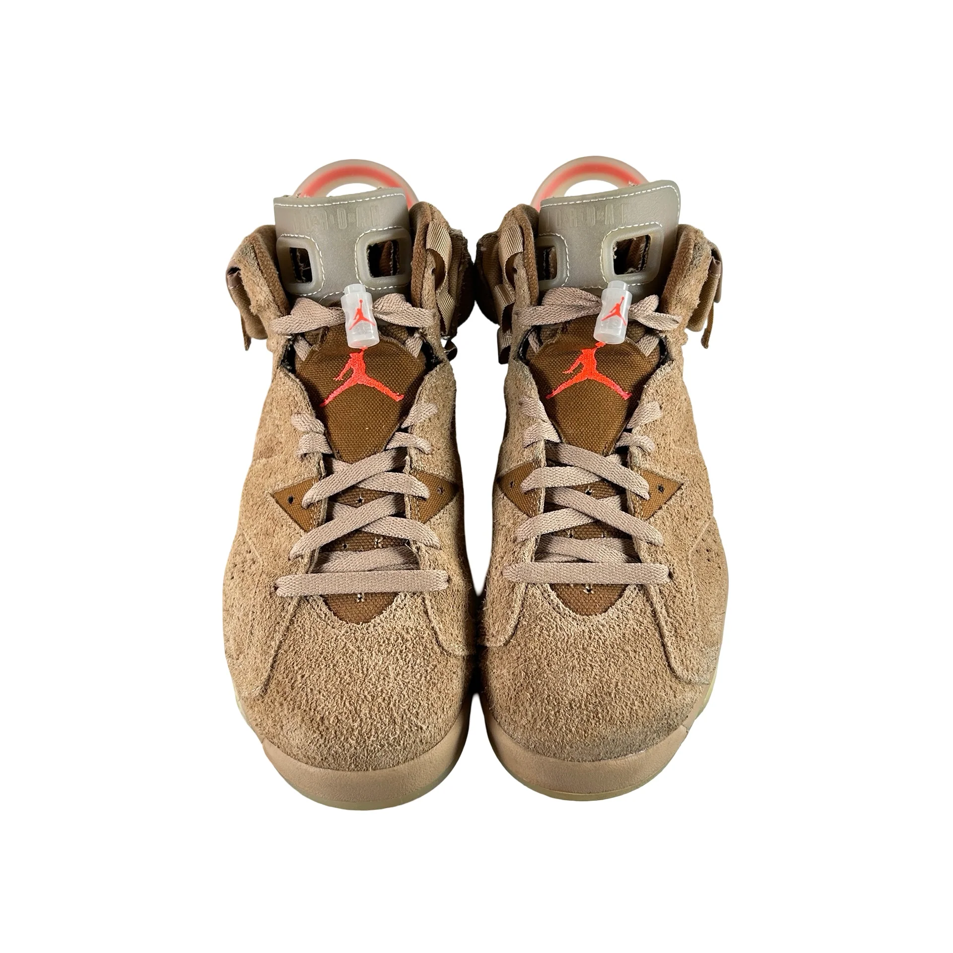 DH0690 200 Jordan 6 Retro Travis Scott British Khaki [USED] - 7.5 M (Used) - Image 2
