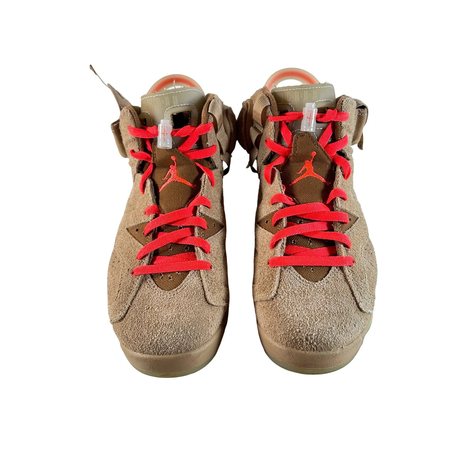 DH0690 200 Jordan 6 Retro Travis Scott British Khaki [USED] - 8.5 M (Used8) - Image 2