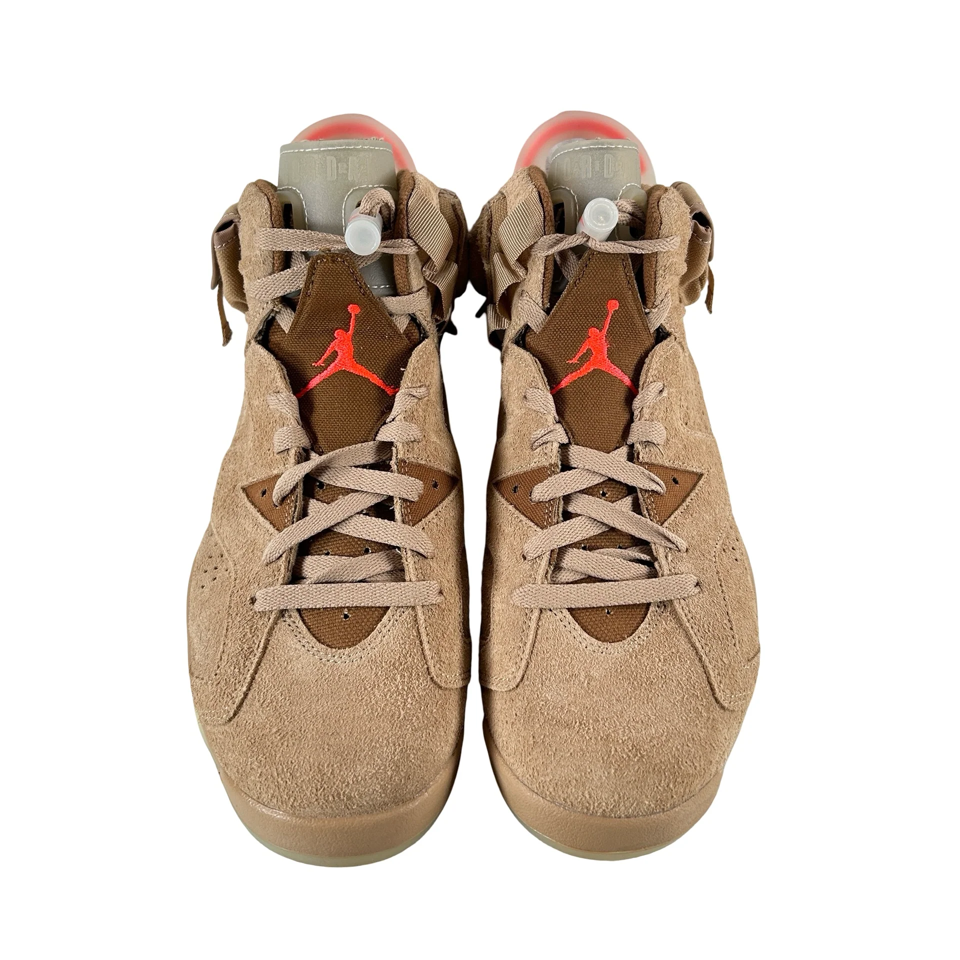 DH0690 200 Jordan 6 Retro Travis Scott British Khaki [USED] - 9.5 M (Used5) - Image 2