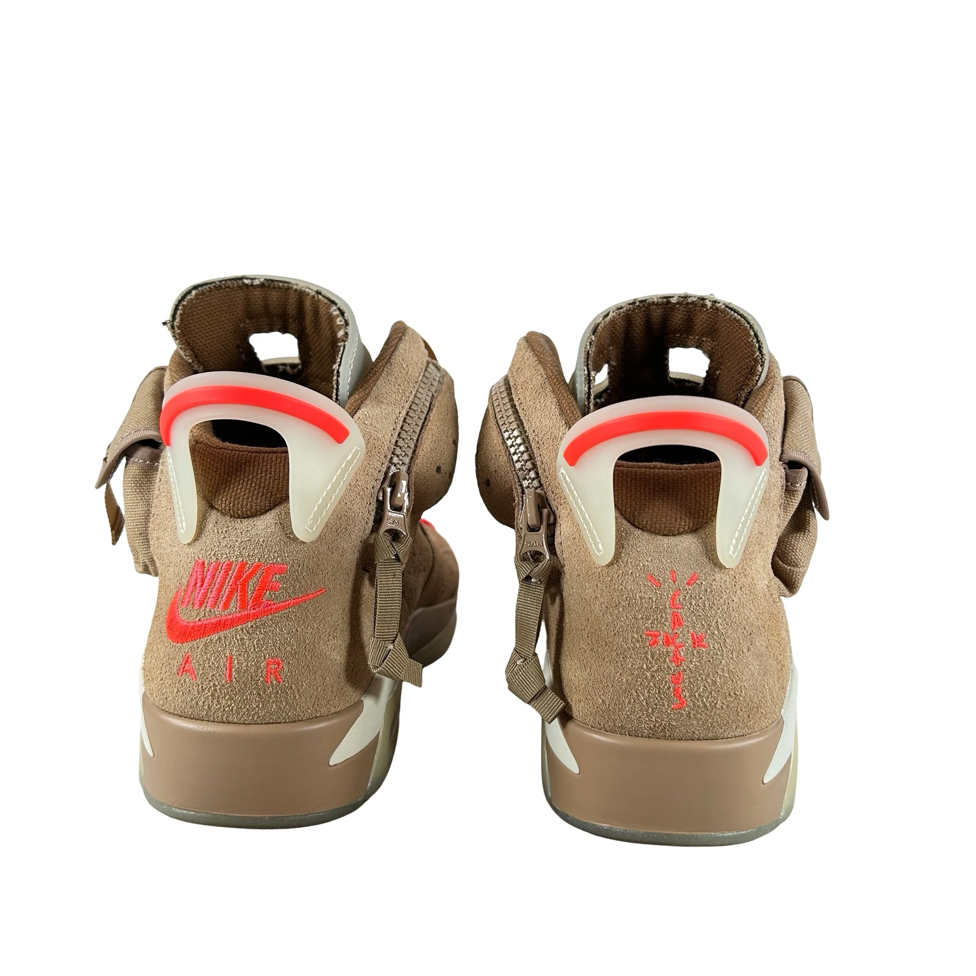 DH0690 200 Jordan 6 Retro Travis Scott British Khaki [USED] - 9 M (Used12) - Image 3