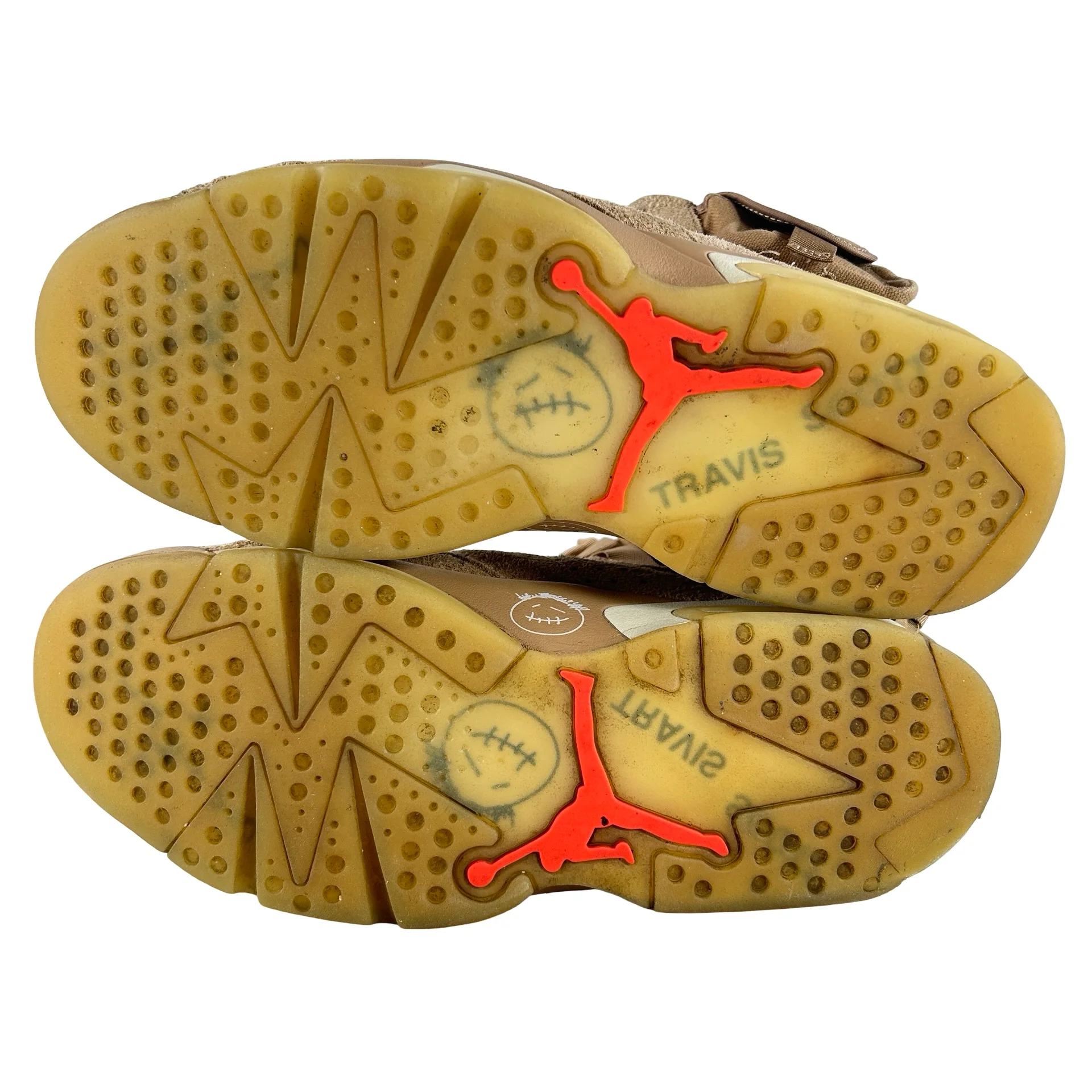 DH0690 200 Jordan 6 Retro Travis Scott British Khaki [USED] - 9 M (Used15) - Image 6