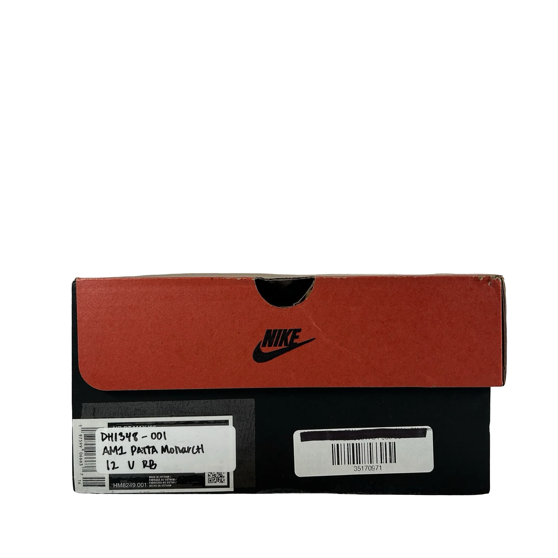 DH1348 001 Nike Air Max 1 Patta Waves Monarch [USED] - 12 M (Used) (Replace Box) - Image 7
