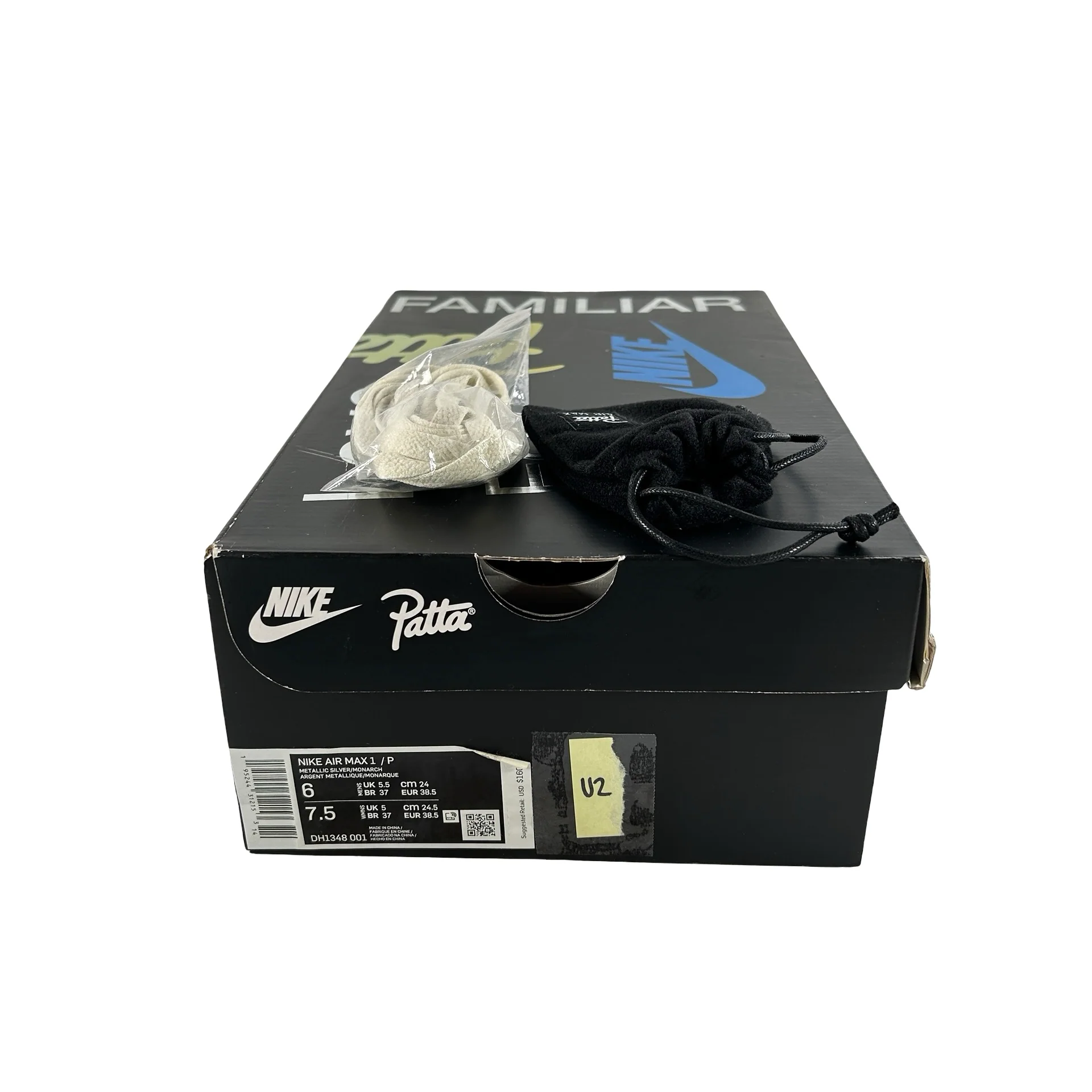 DH1348 001 Nike Air Max 1 Patta Waves Monarch (with Bracelet) [USED] - 6 M (Used2) - Image 7