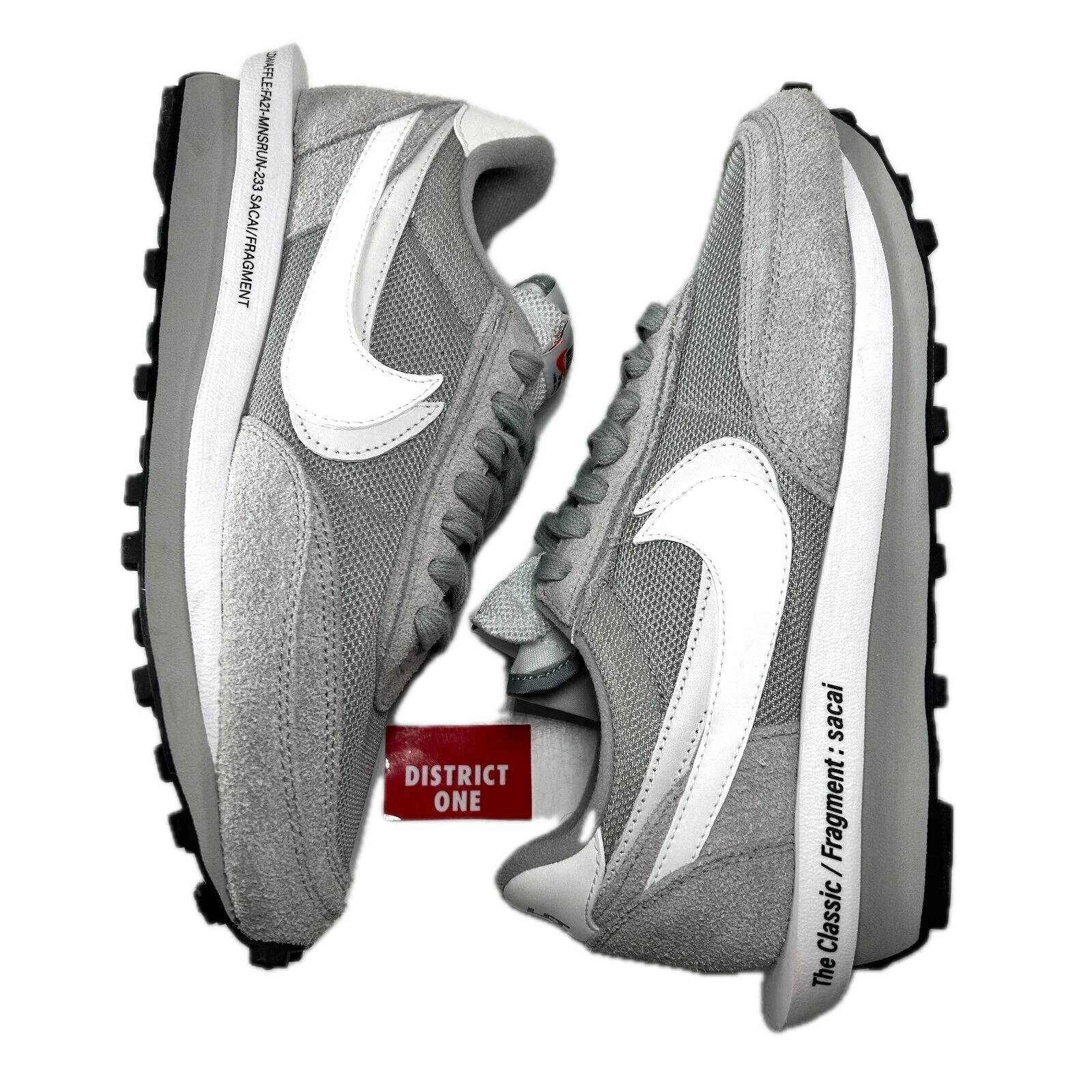 DH2684 001 Nike LD Waffle SF sacai Fragment Grey [USED] - 8 M (Used2) - Image 5