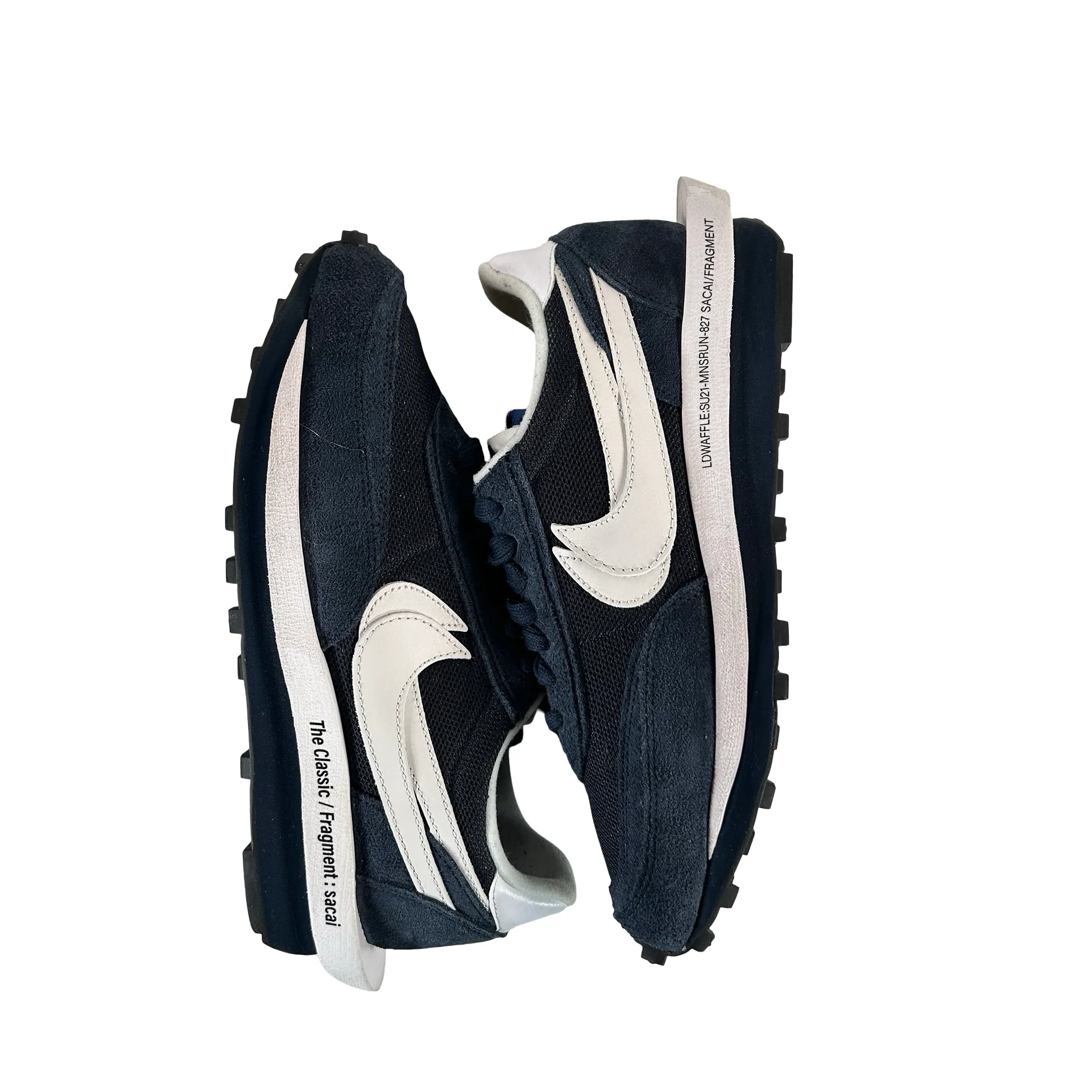 DH2684 400 Nike LD Waffle SF sacai Fragment Blue Void [USED] - 10.5 M (Used) (No Box) - Image 4