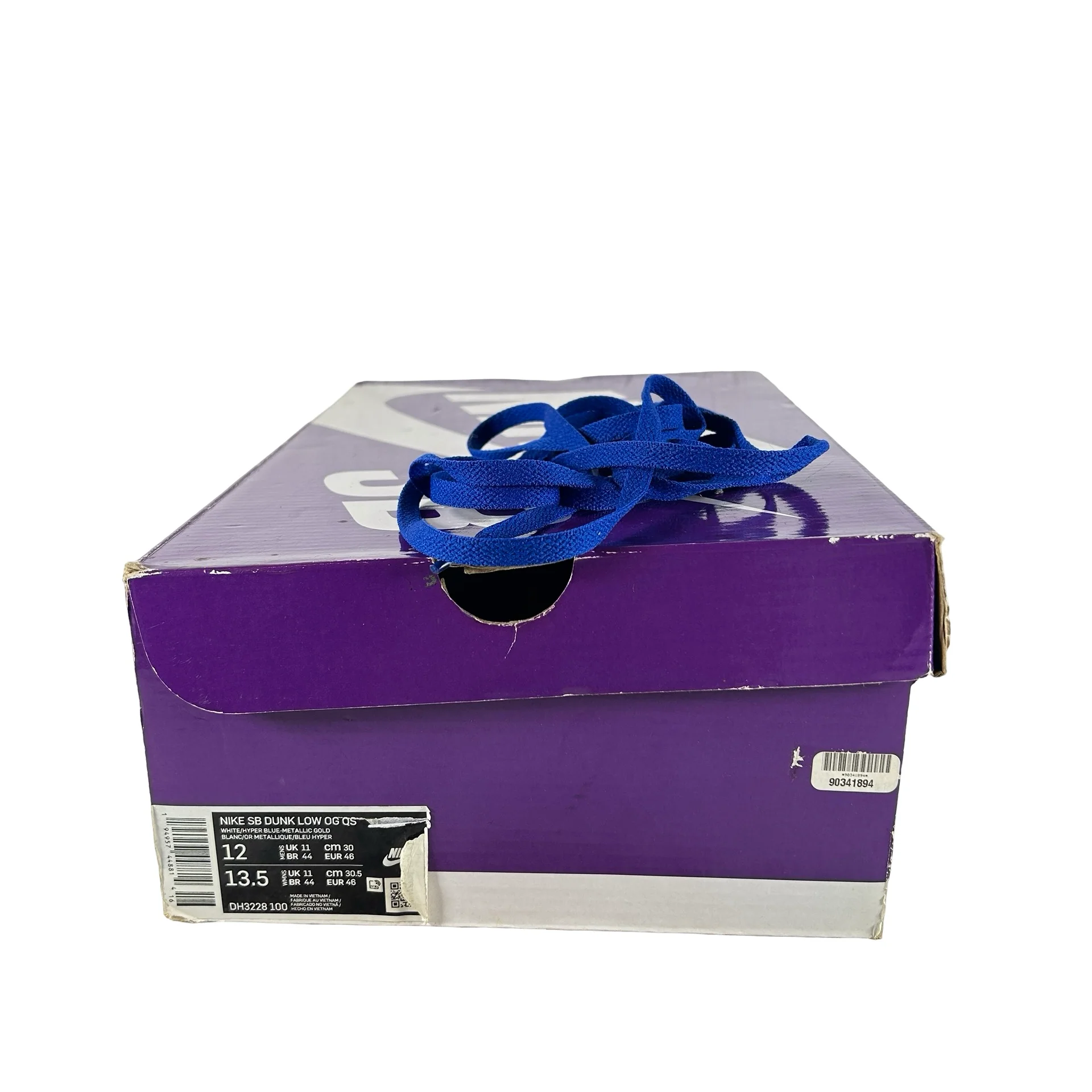 DH3228 100 Nike SB Dunk Low Supreme Stars Hyper Royal (2021) [USED] - 12 M (Used) - Image 7