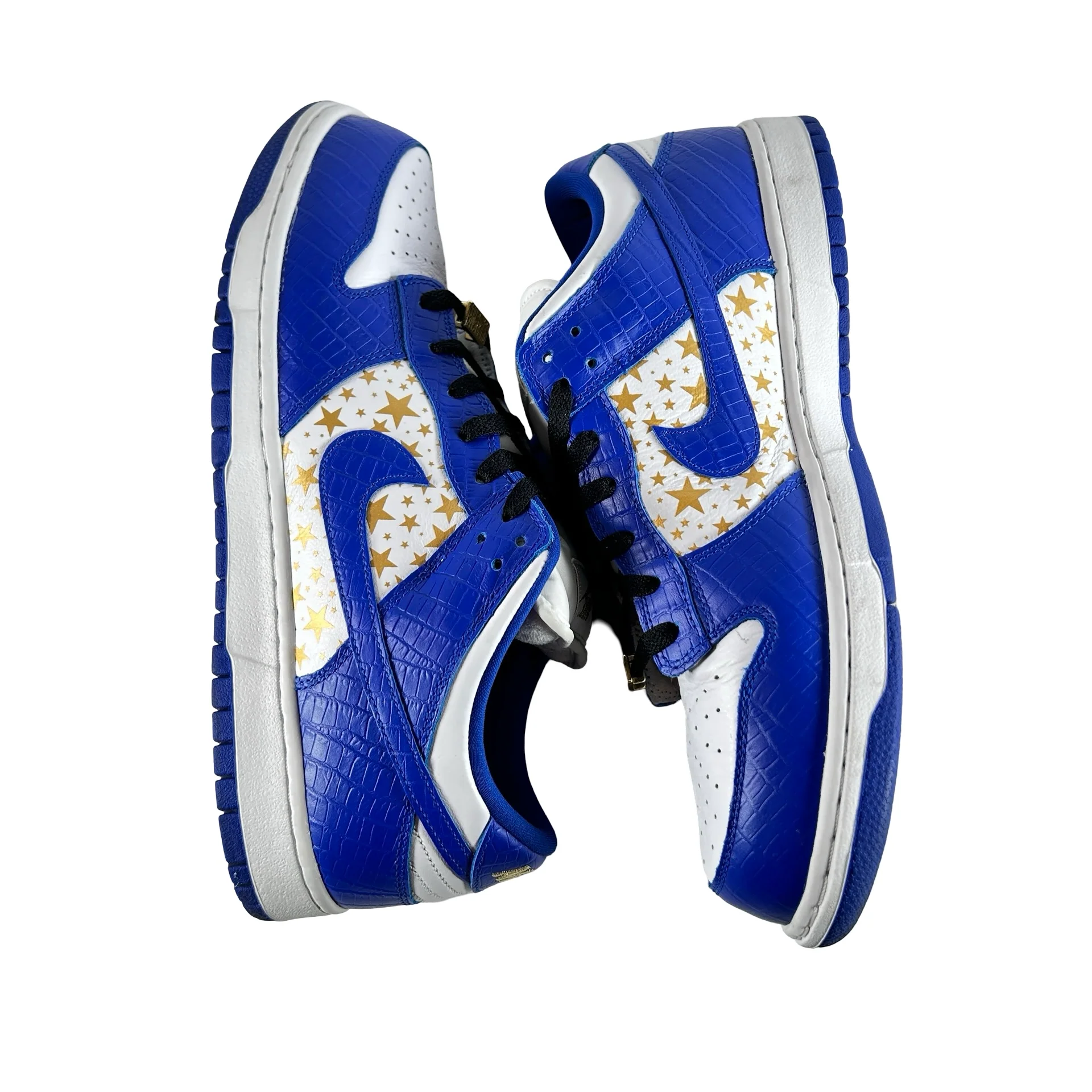 DH3228 100 Nike SB Dunk Low Supreme Stars Hyper Royal (2021) [USED] - 12 M (Used2) - Image 4
