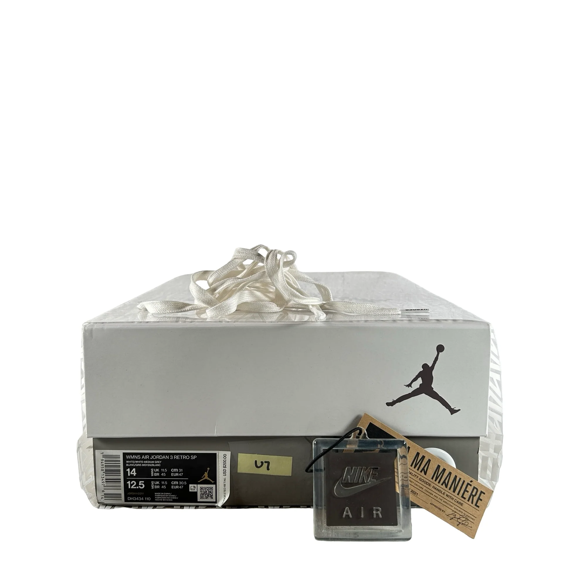 DH3434 110 Jordan 3 Retro SP A Ma Maniére (Women's) [USED] - 14 W (Used7) - Image 7