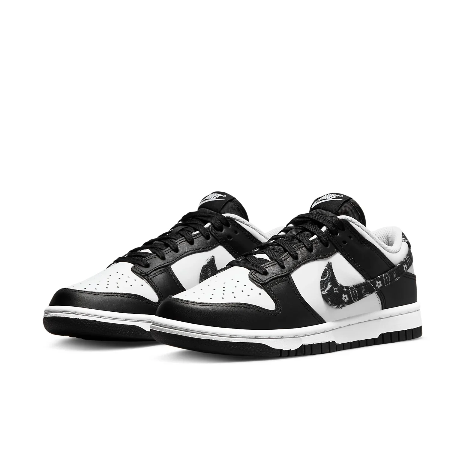DH4401 100 Nike Dunk Low Essential Paisley Pack Black (Women's) - Image 2