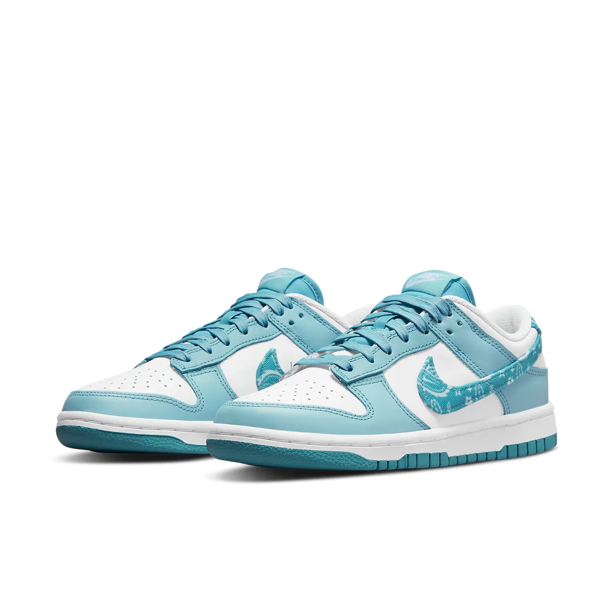 DH4401 101 Nike Dunk Low Essential Paisley Pack Worn Blue (Women's) - Image 3