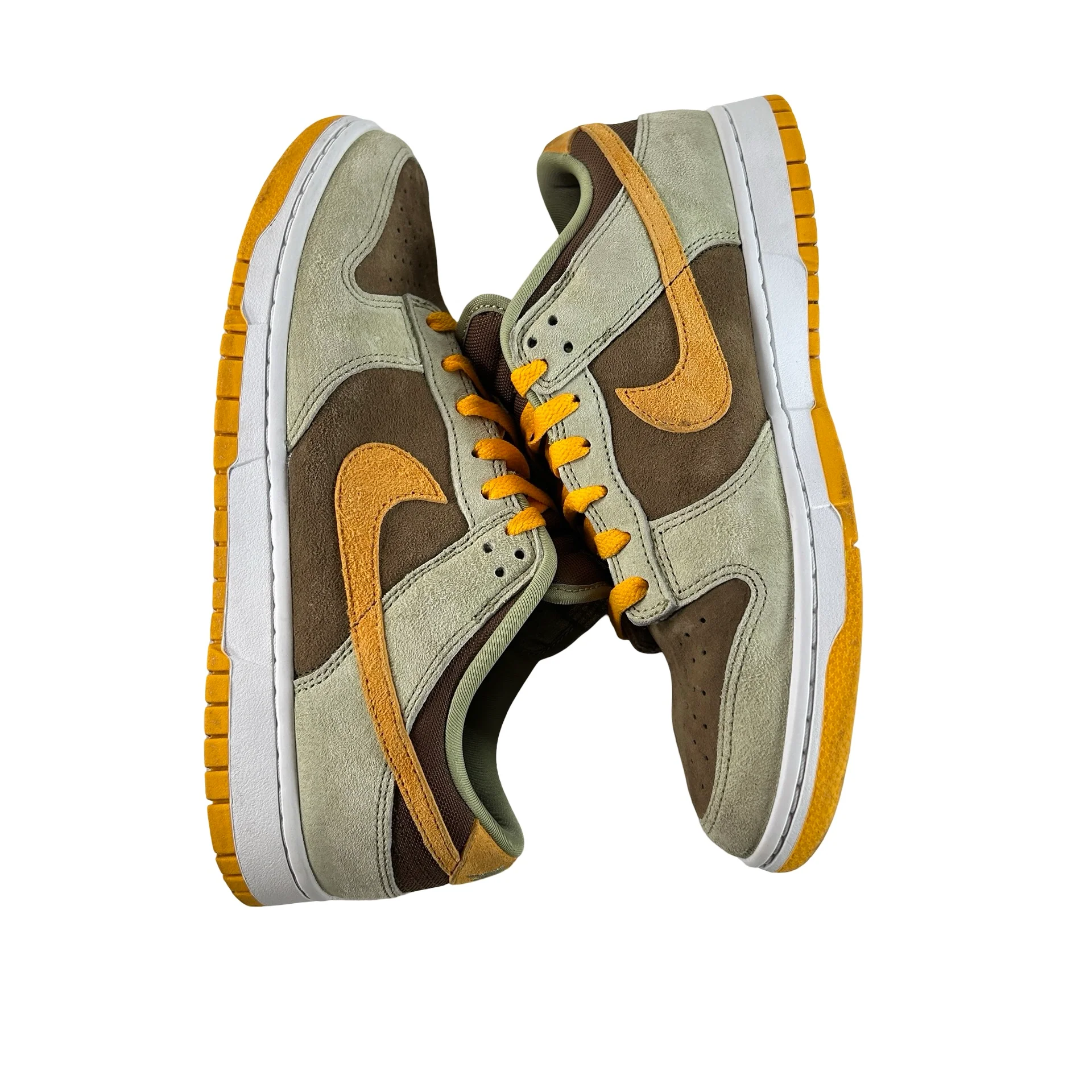 DH5360 300 Nike Dunk Low Dusty Olive (2021/2023) [USED] - 9.5 M (Used) (No Box) - Image 4