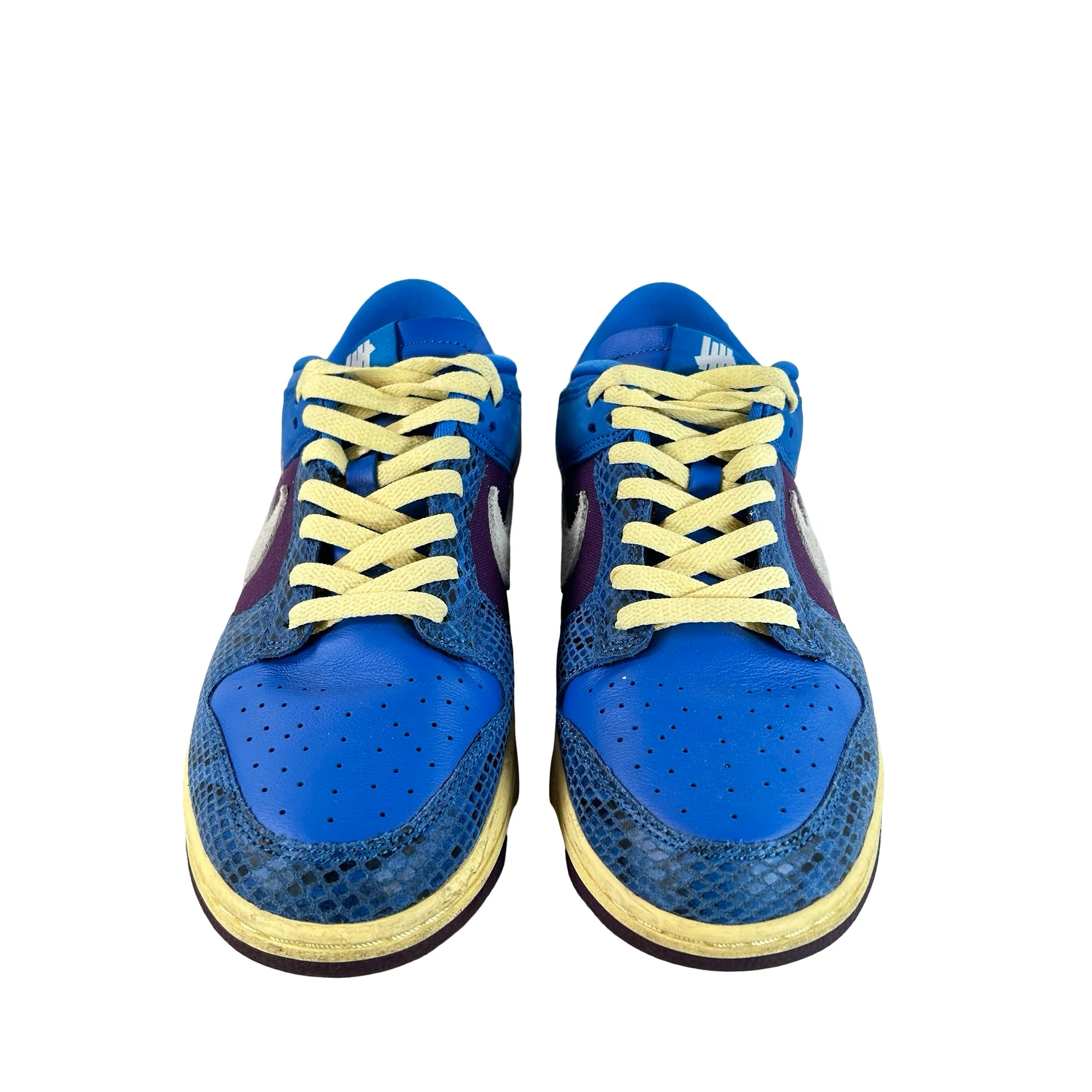 DH6508 400 Nike Dunk Low Undefeated 5 On It Dunk vs. AF1 [USED] - 9.5 M (Used) - Image 2