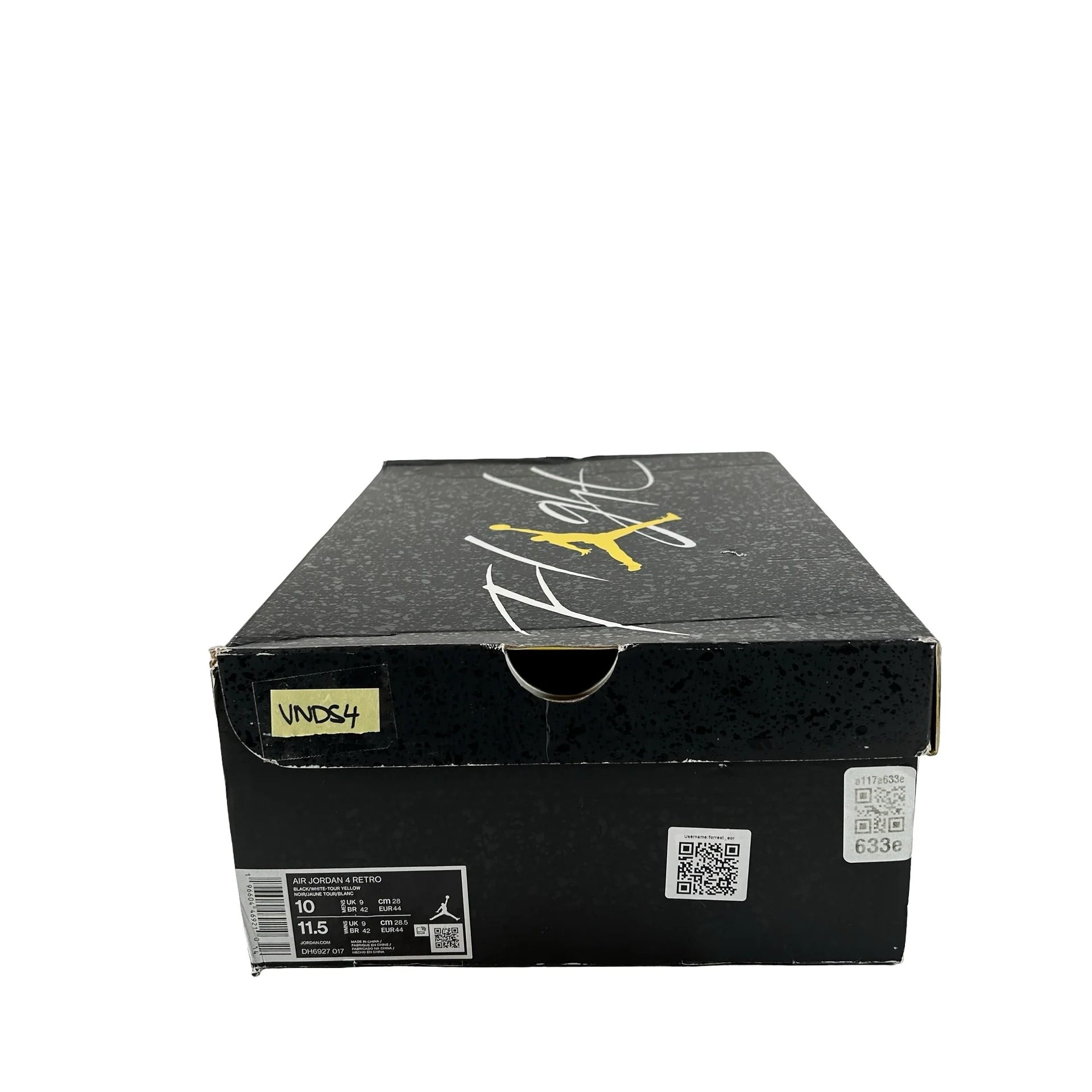DH6927 017 Jordan 4 Retro Thunder [USED] - 10 M (VNDS4) - Image 7